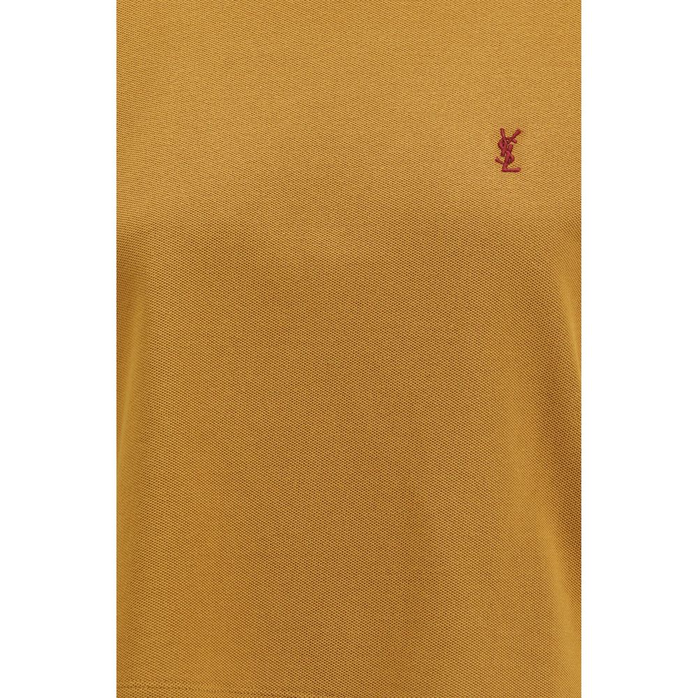 Indulge in the Saint Laurent Cassandre oversized T-Shirt, crafted from luxurious piqué cotton. Elevate your wardrobe with its exquisite design and timeless elegance.