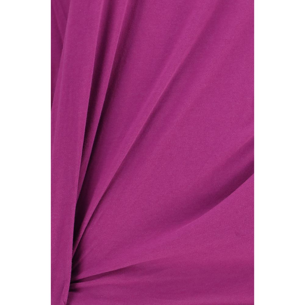 Experience the allure of Balenciaga's Purple Cotton Long Sleeve T-Shirt, where exquisite craftsmanship meets a modern silhouette, perfect for the discerning fashion connoisseur.