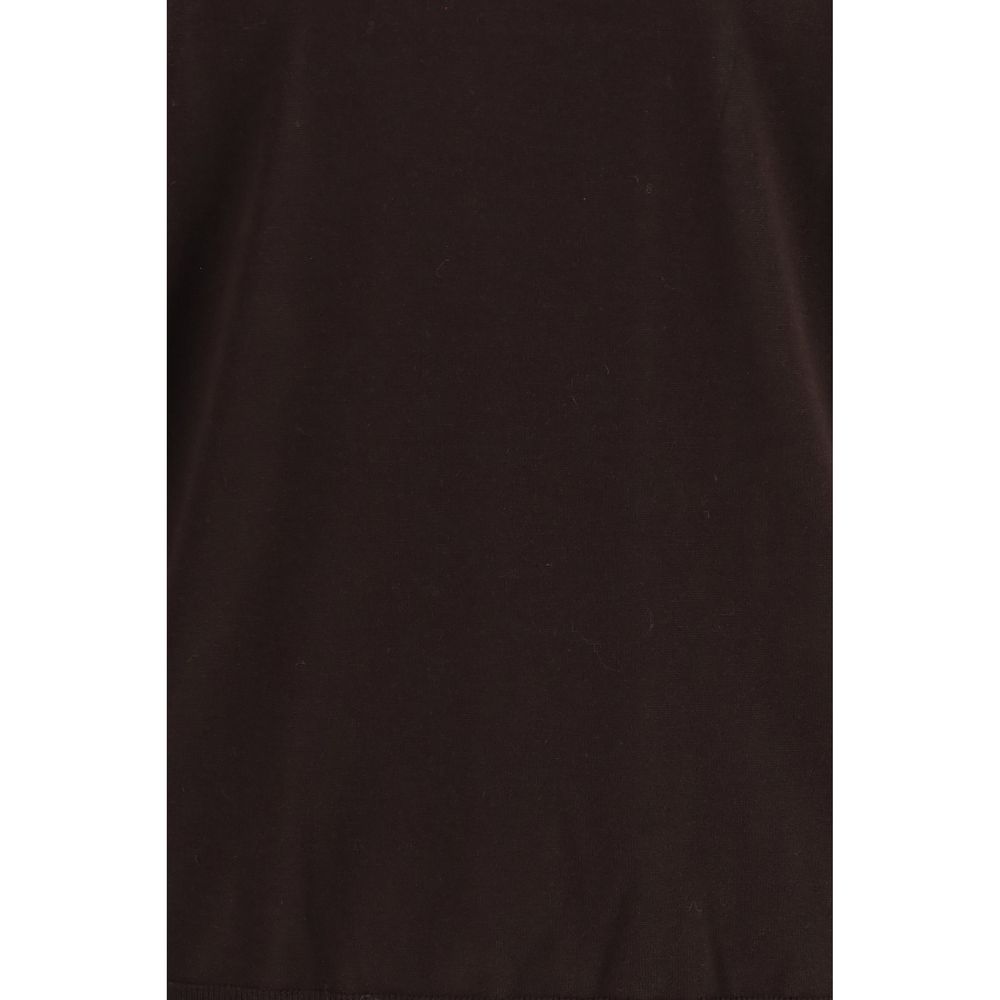 Indulge in the elegance of the Lardini Brown Wool Oves Aries Sweatshirt, crafted from 100% fleece wool, embodying sophistication and timeless style for discerning individuals.
