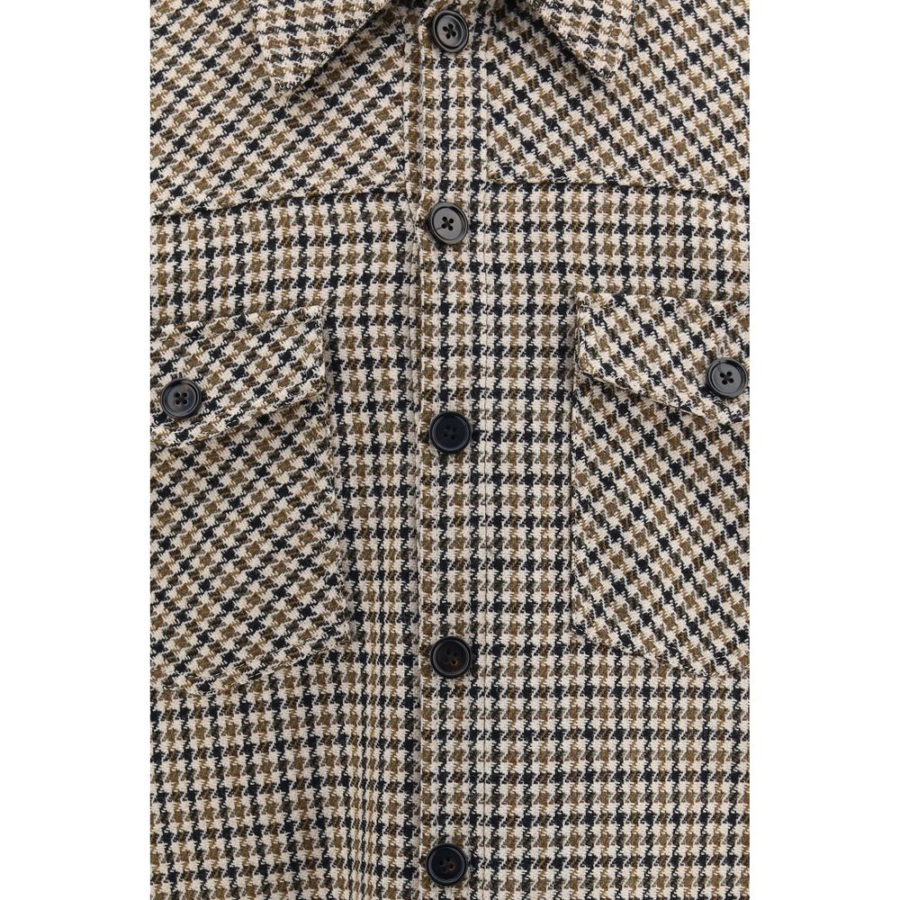 Experience the exquisite craftsmanship of the Dolce & Gabbana Brown Wool Oves Aries Full-Length Jacket, a timeless blend of luxury and functionality, crafted in Italy.
