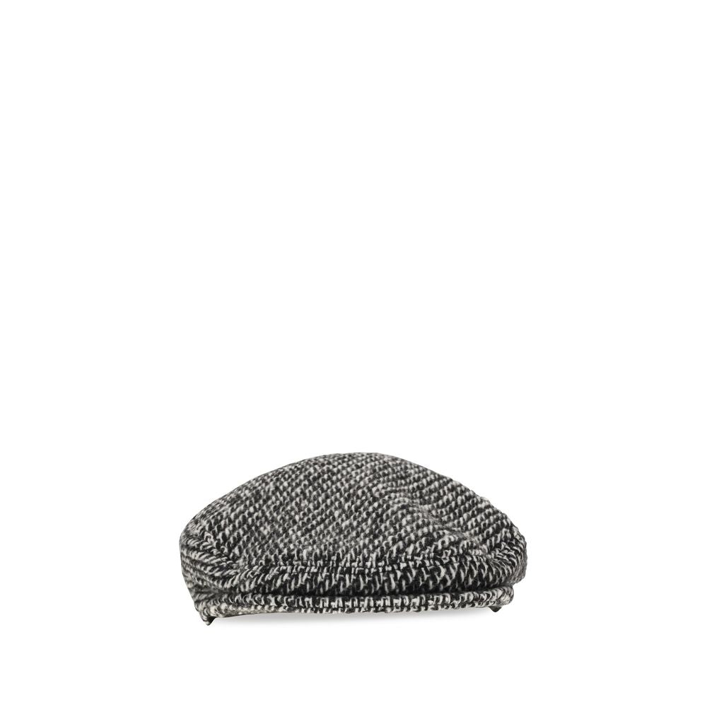 Discover the Dolce & Gabbana Multicolor Wool Oves Aries Fatcap Hat, a timeless blend of luxury and craftsmanship, perfect for the discerning style connoisseur.