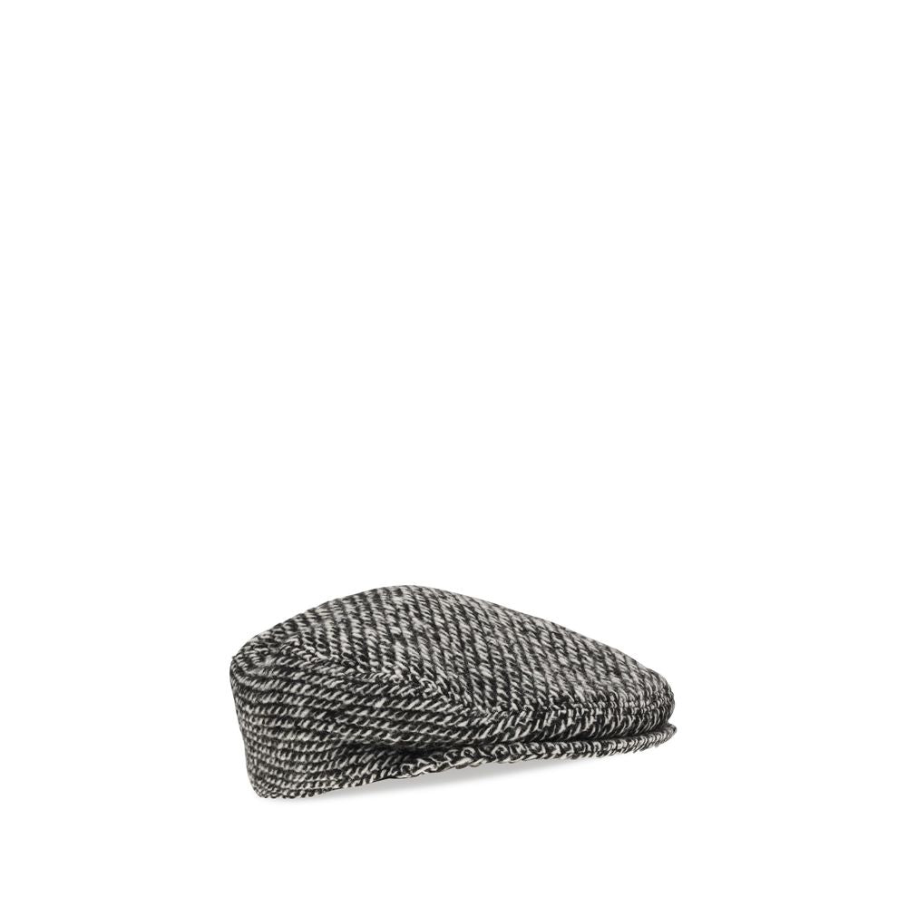 Discover the Dolce & Gabbana Multicolor Wool Oves Aries Fatcap Hat, a timeless blend of luxurious materials and exquisite Italian craftsmanship, perfect for the discerning individual.