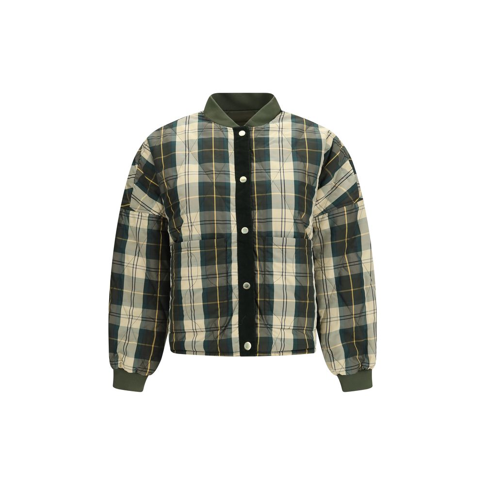 Discover the Barbour Bicolor Polyester Shell Jacket, a reversible masterpiece blending elegance and functionality, perfect for the discerning individual seeking timeless style.