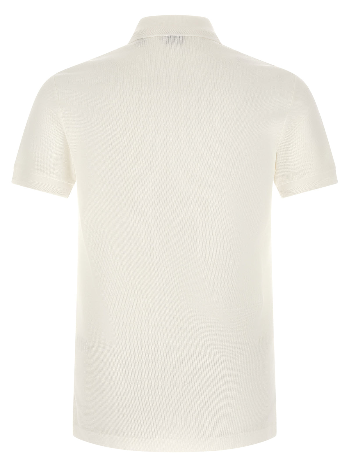 Elevate your style with the Burberry White Cotton Polo Shirt, a masterpiece of craftsmanship in 100% cotton, embodying timeless elegance and modern sophistication.