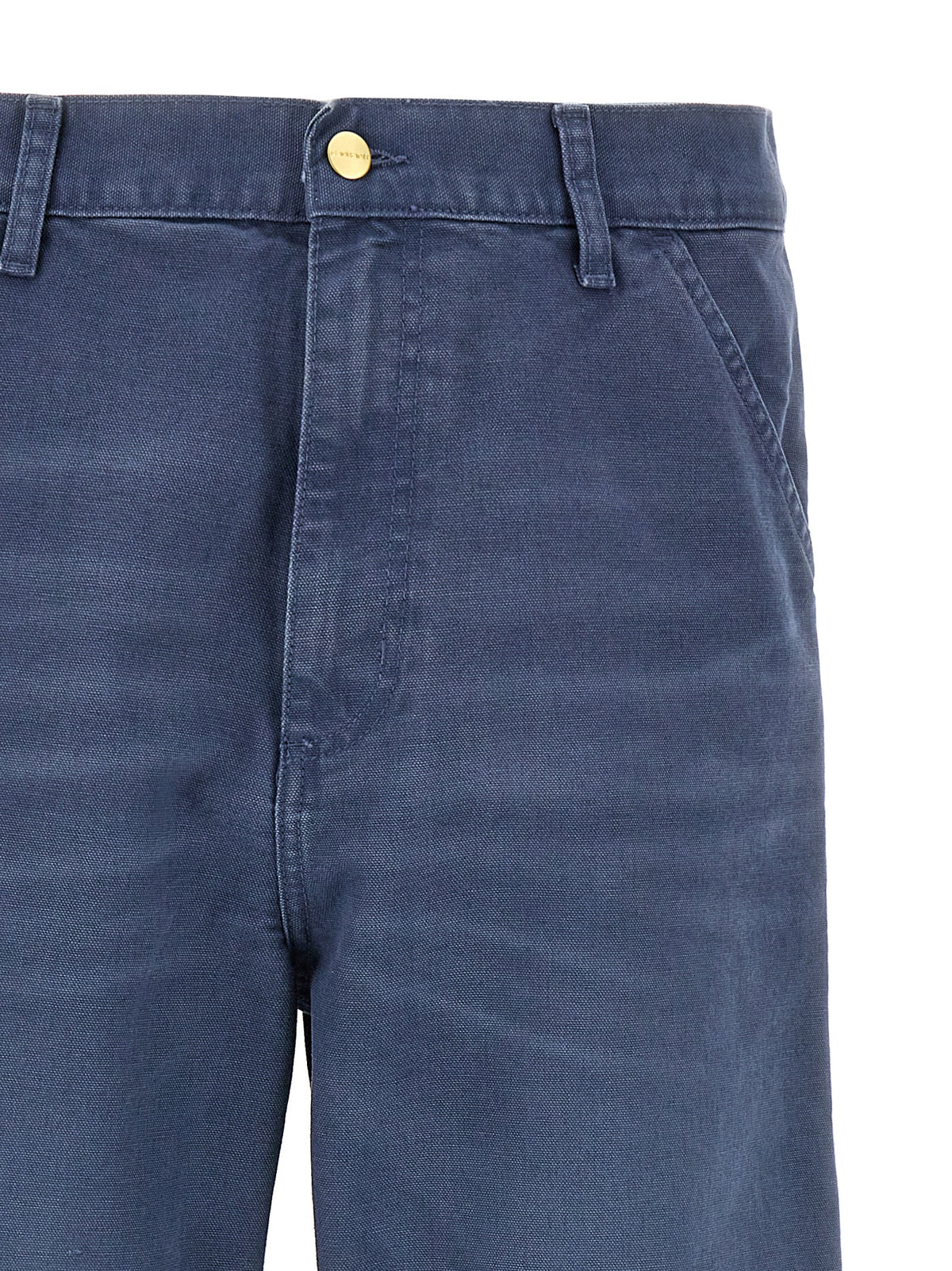 Carhartt Wip Blue Organic Cotton Casual Pants