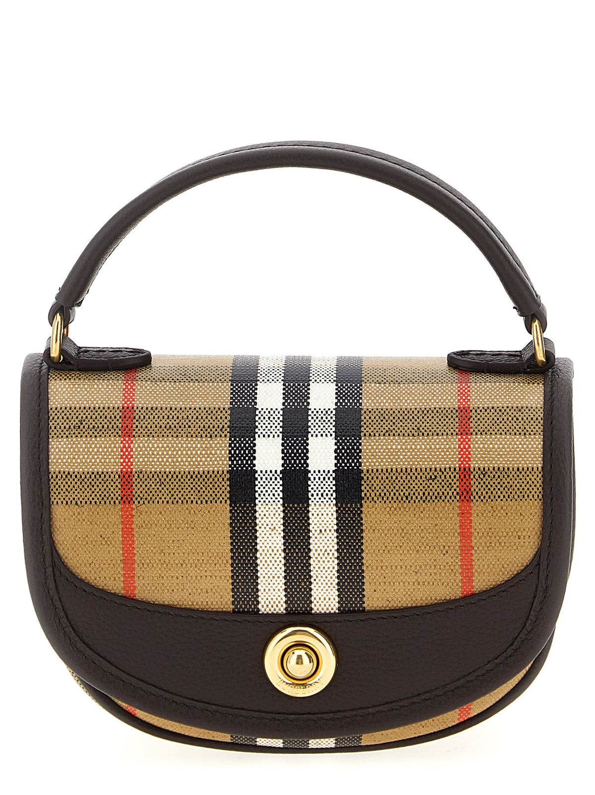 Burberry Highlands Mini Handbag - Luxury Cotton Blend Elegance