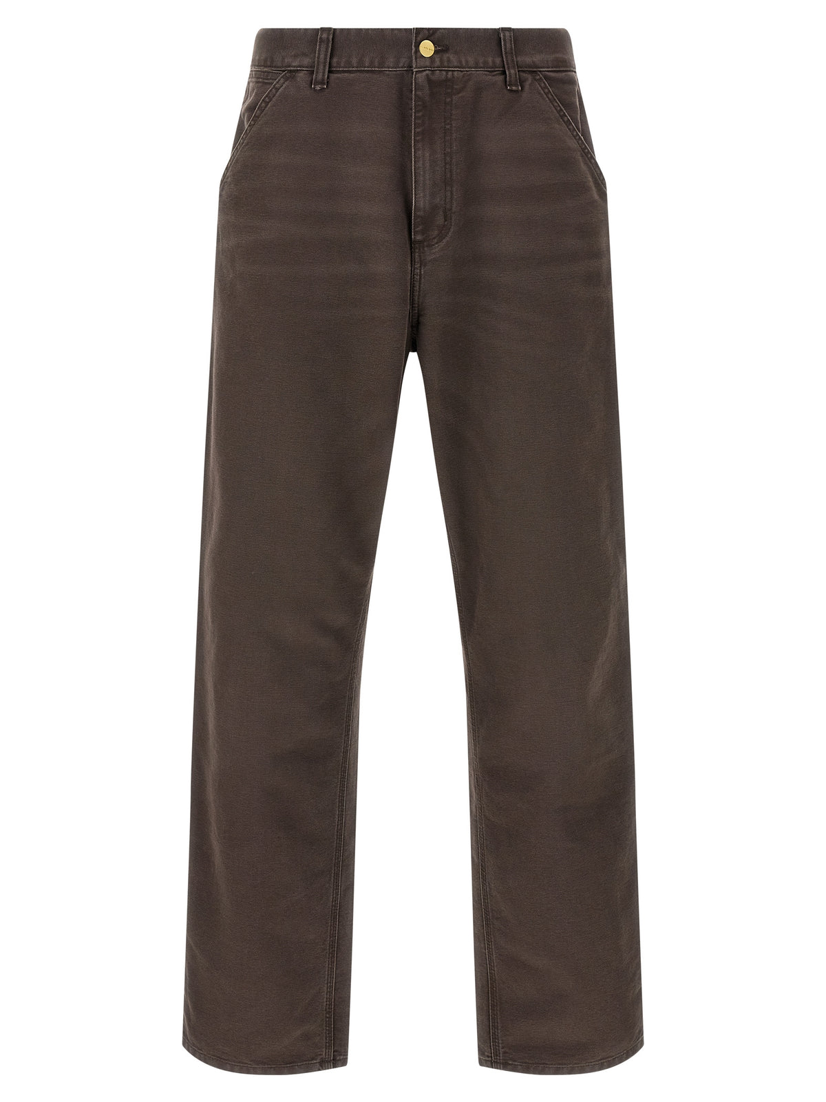 Carhartt Wip Brown Organic Cotton Casual Pants