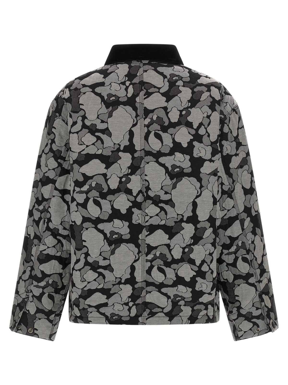 Carhartt Wip Gray Cotton Full-Length Jacket
