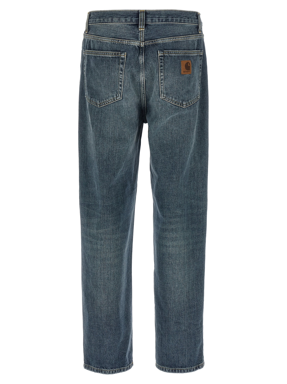 Carhartt Wip Blue Cotton Tapered Jeans