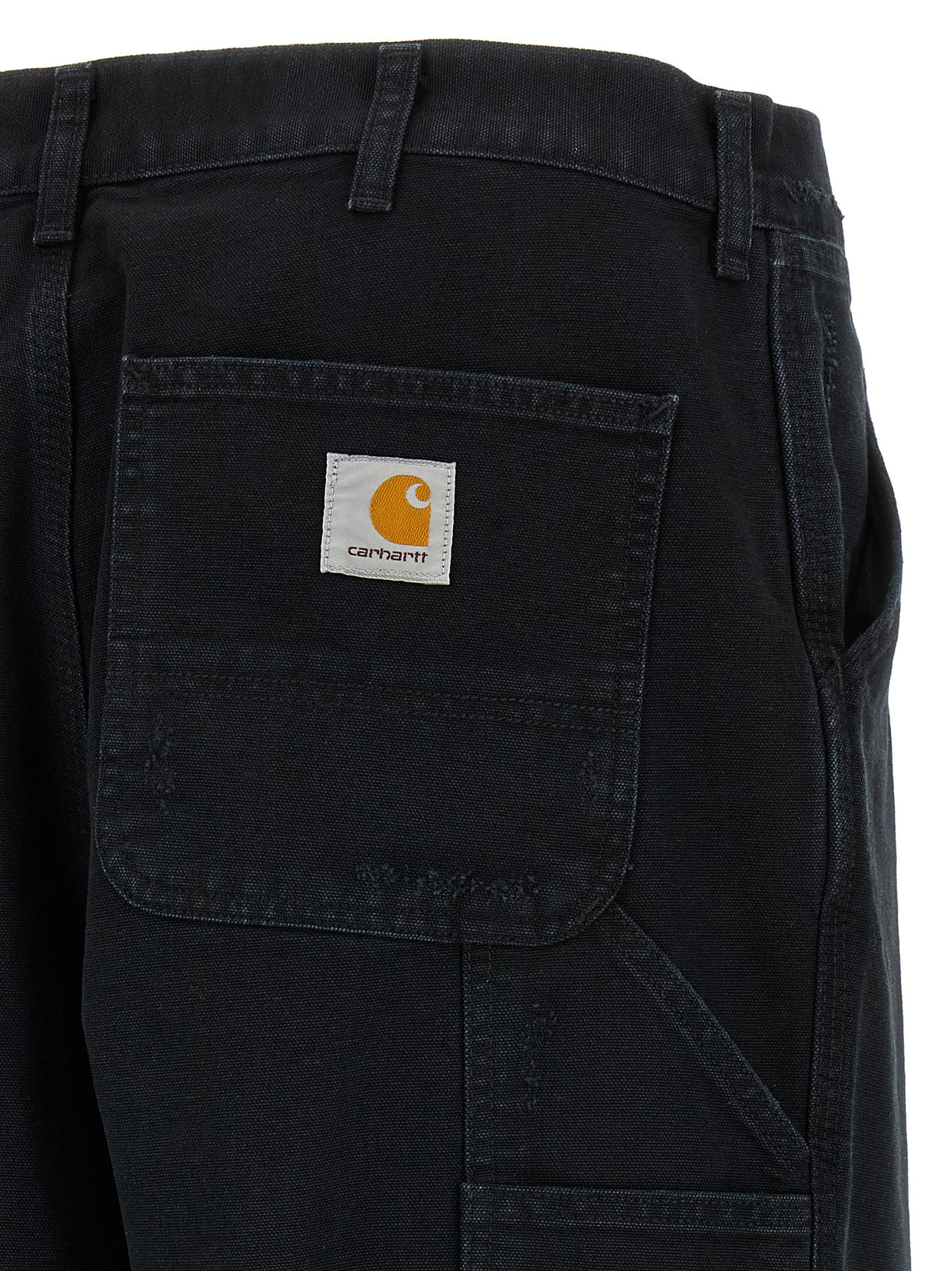 Carhartt Wip Black Organic Cotton Straight-Leg Jeans
