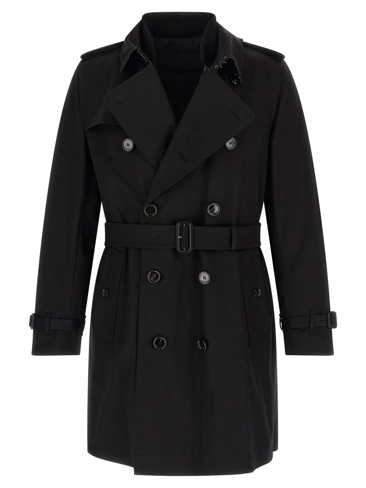 Burberry Kensington Trench Coat - Timeless Luxury in Black
