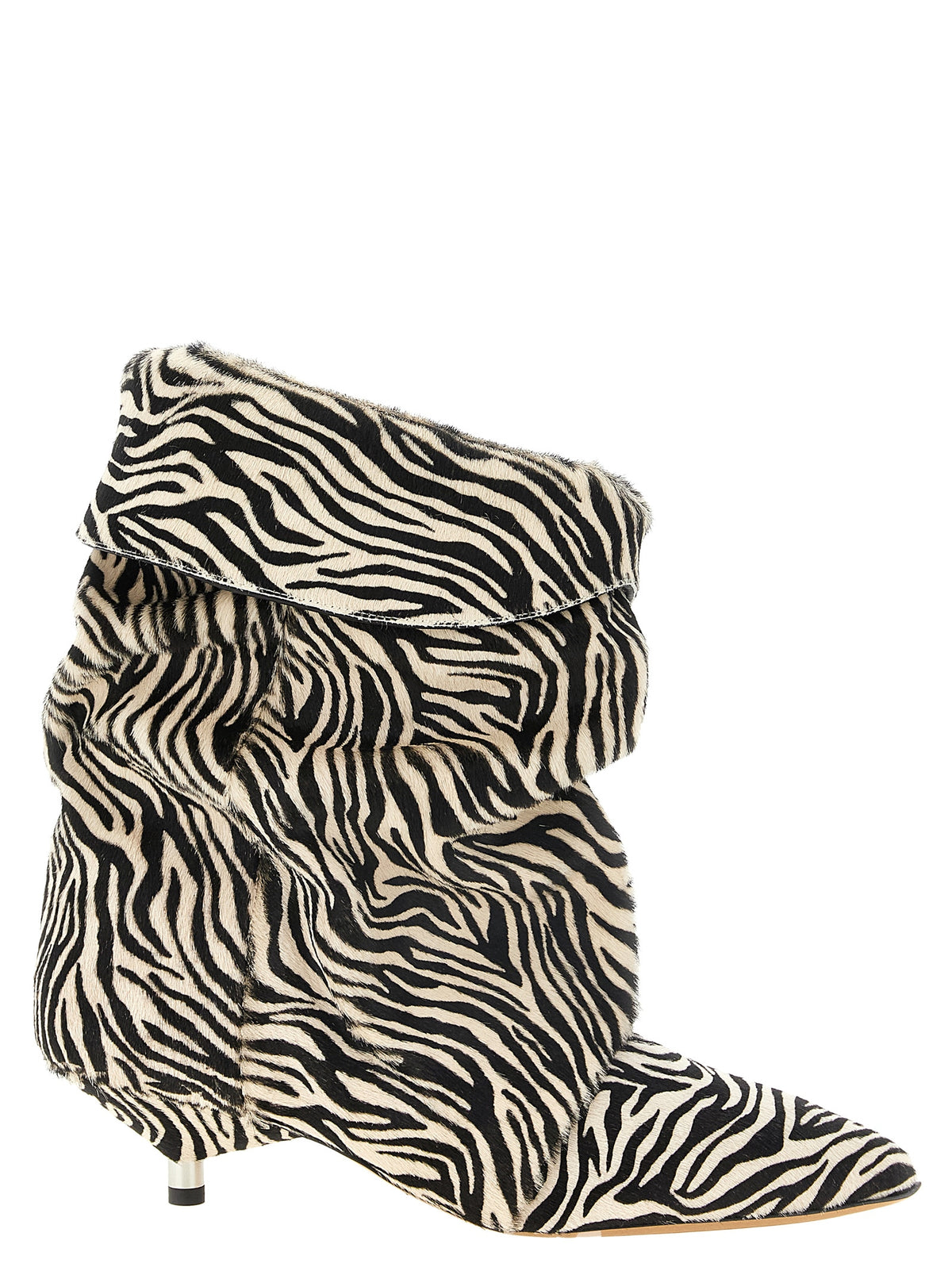Isabel Marant Bicolor Cowhide Ankle Boots