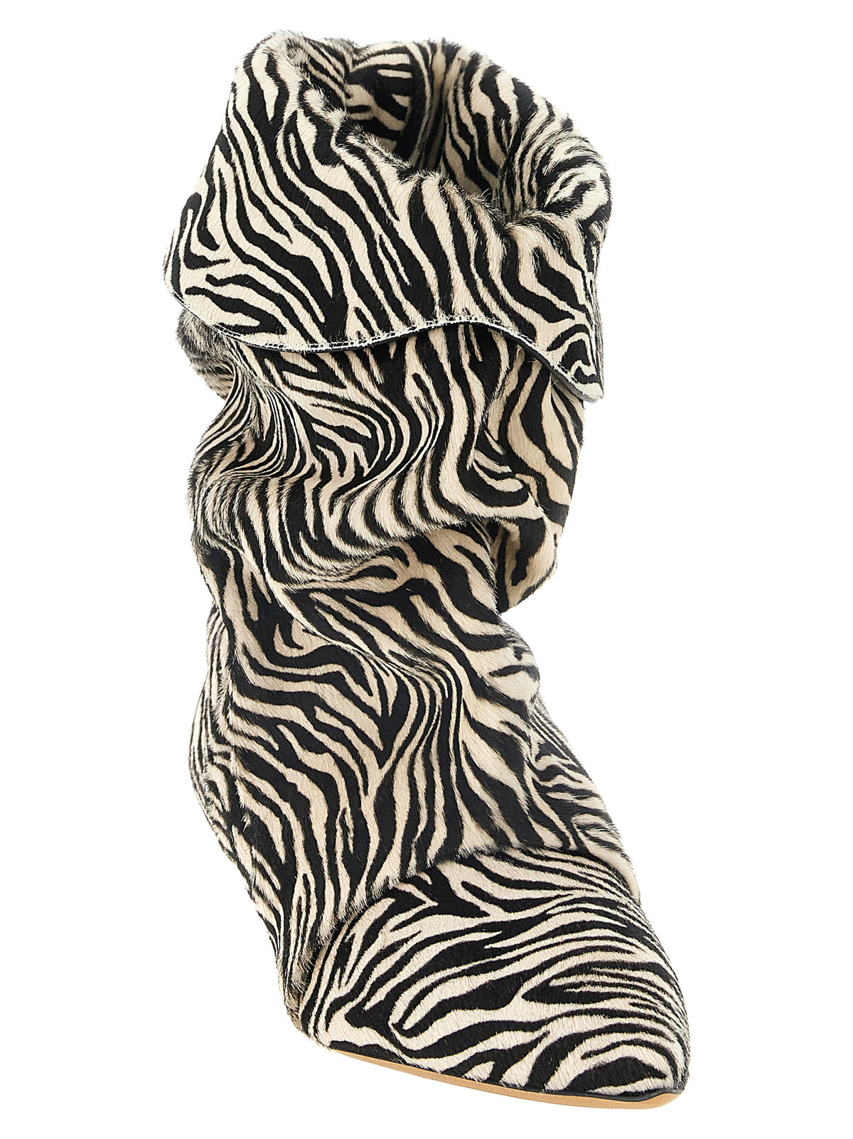 Isabel Marant Bicolor Cowhide Ankle Boots