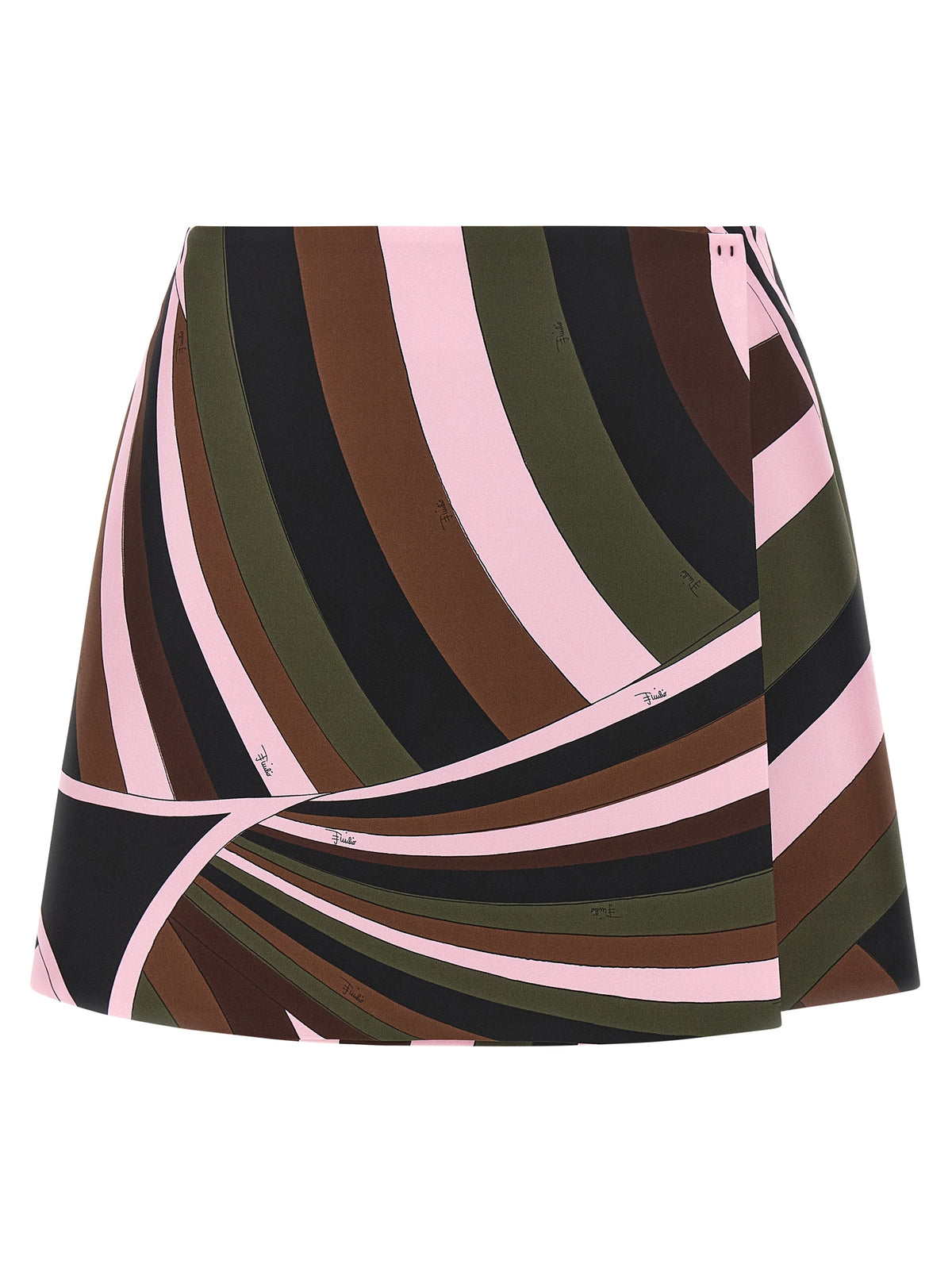Emilio Pucci Multicolor Silk Long Skirt