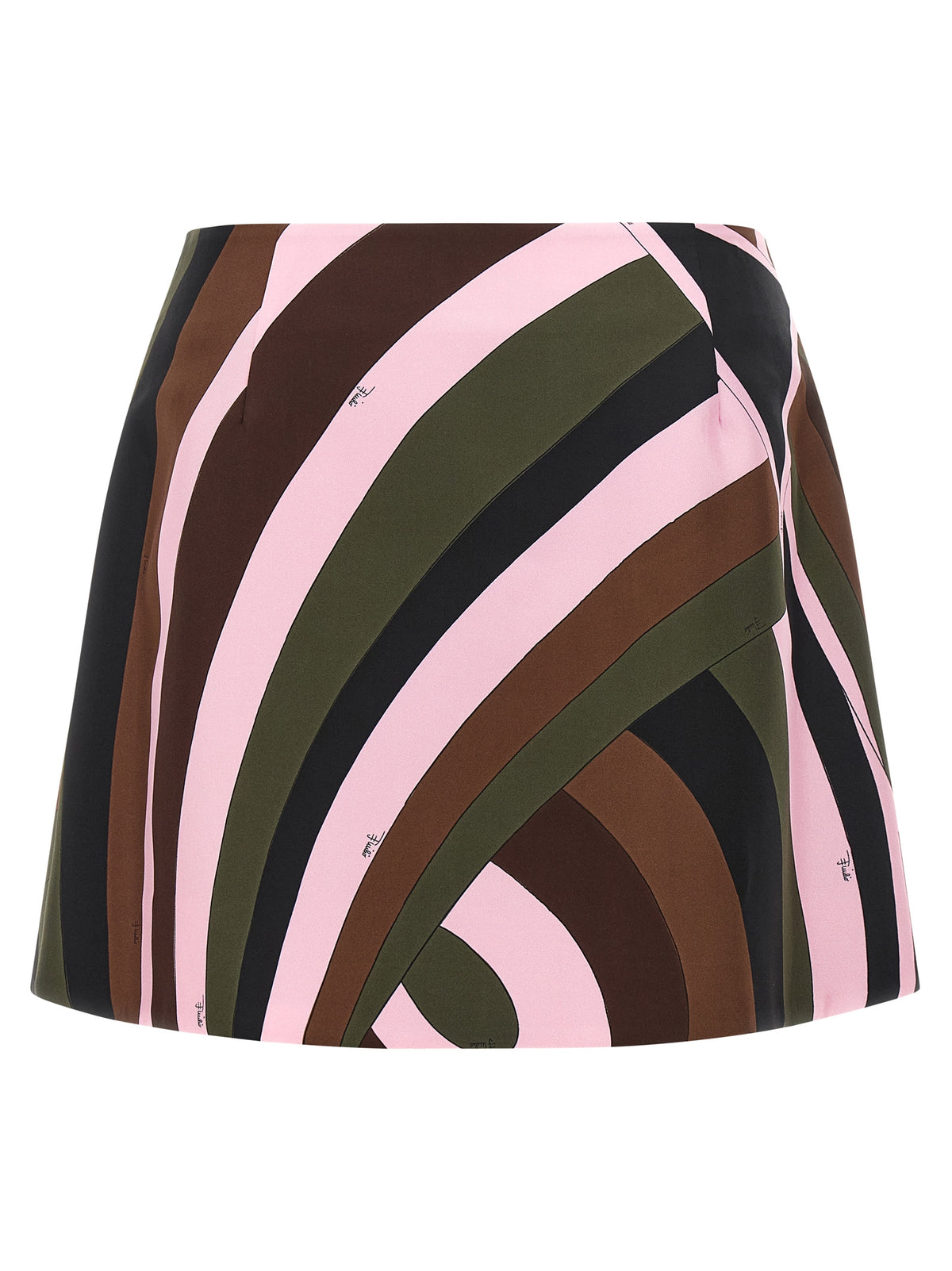 Emilio Pucci Multicolor Silk Long Skirt