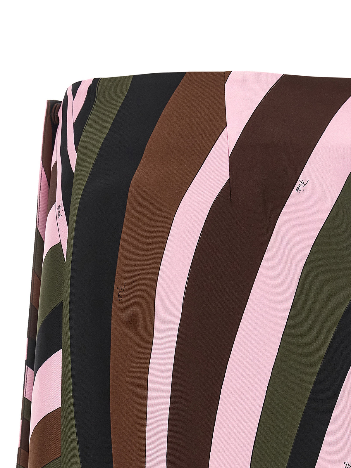 Emilio Pucci Multicolor Silk Long Skirt