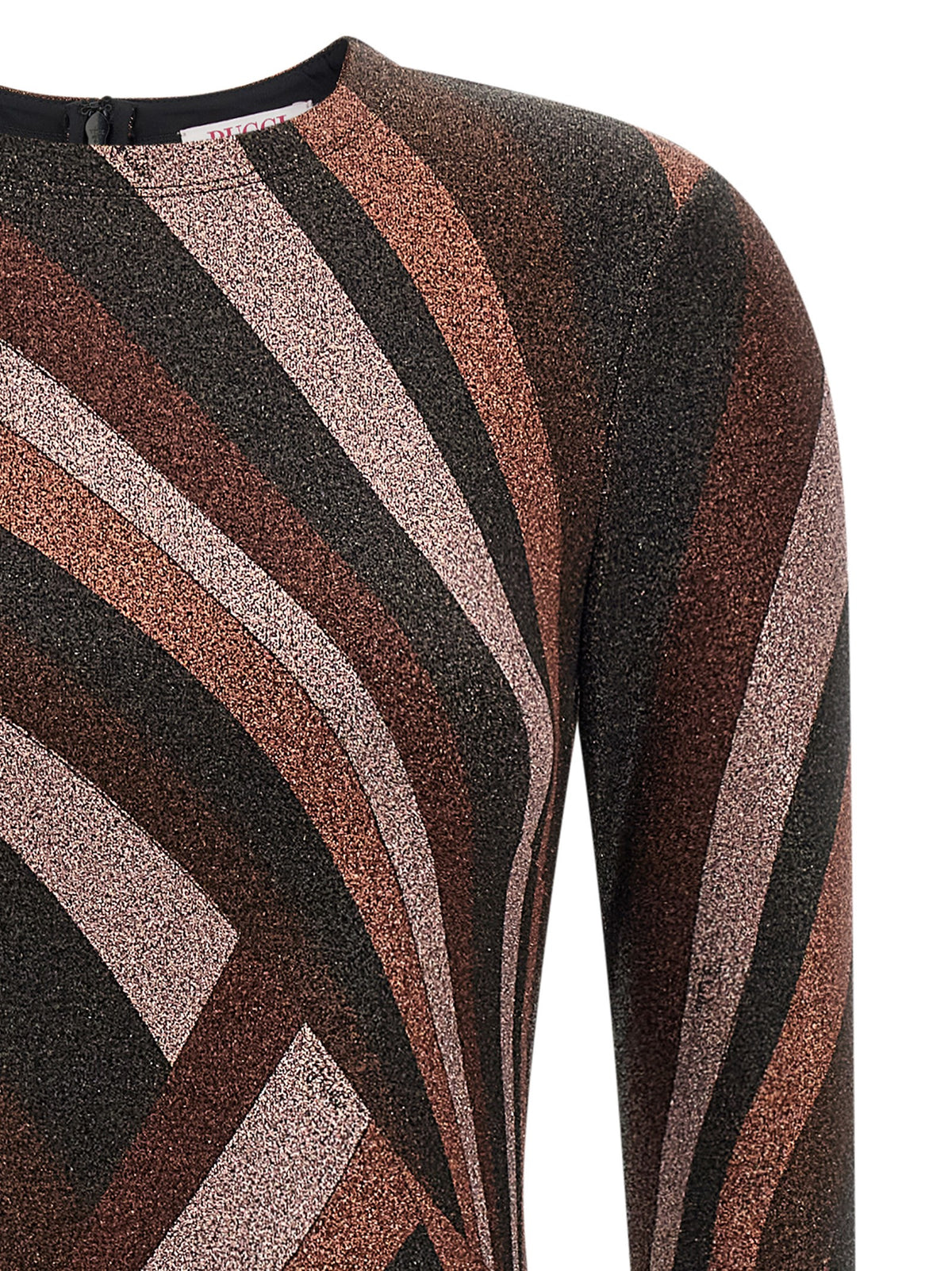 Emilio Pucci Bordeaux Polyamide Midi Dress