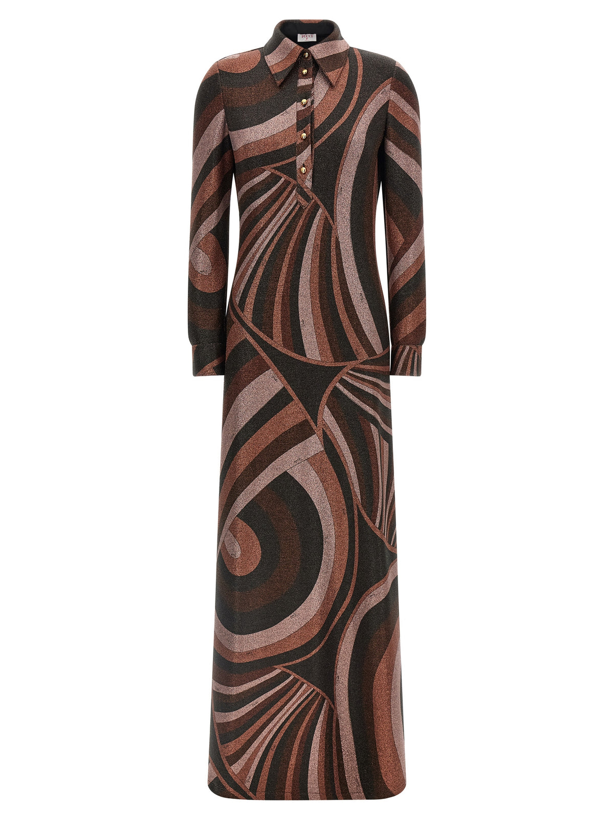 Emilio Pucci Bordeaux Polyamide Long Dress