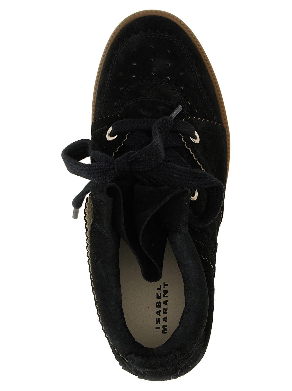 Isabel Marant Black Cowhide Wedge Sandals