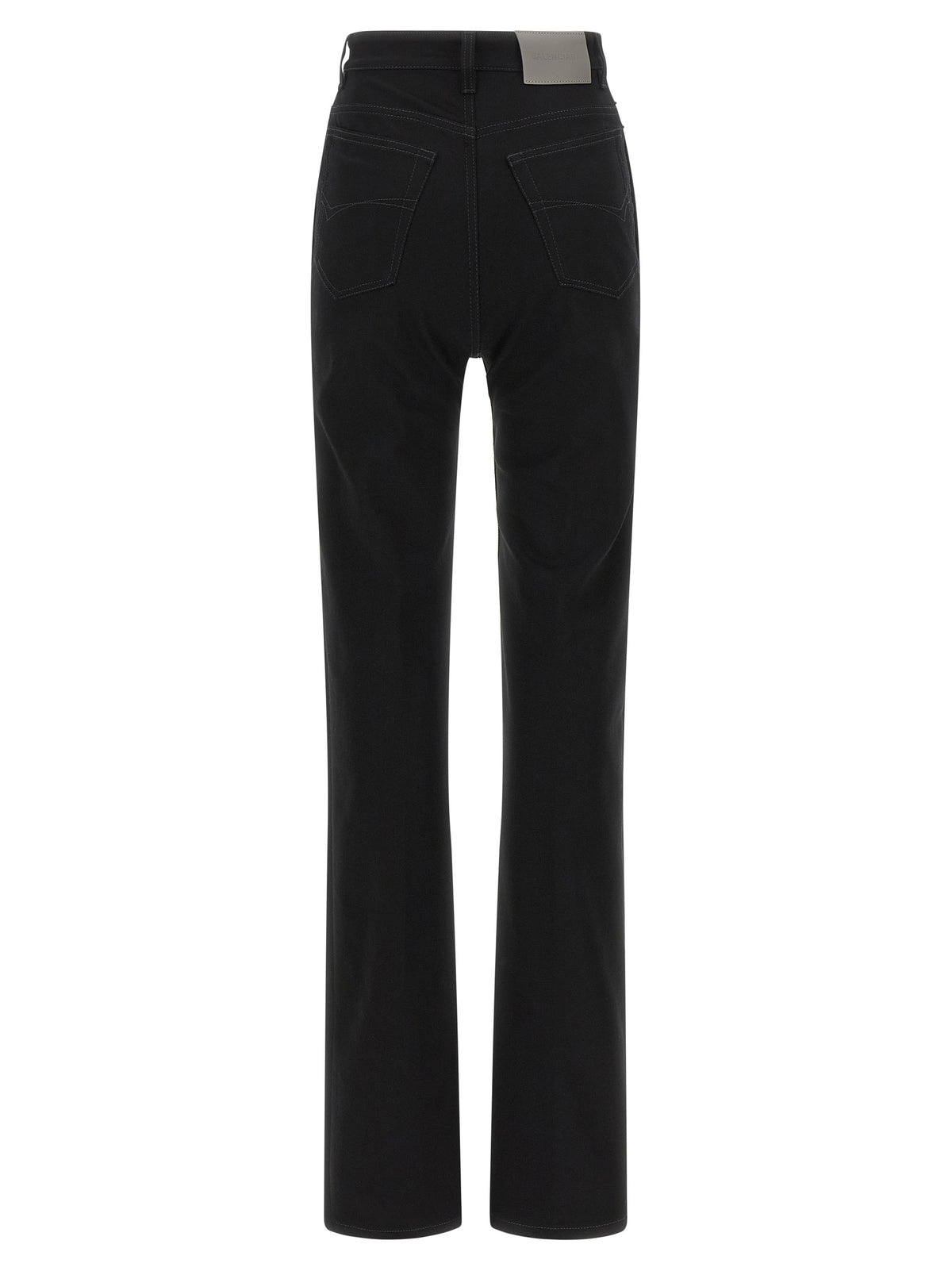 Balenciaga Black Elastane High-Waisted Jean