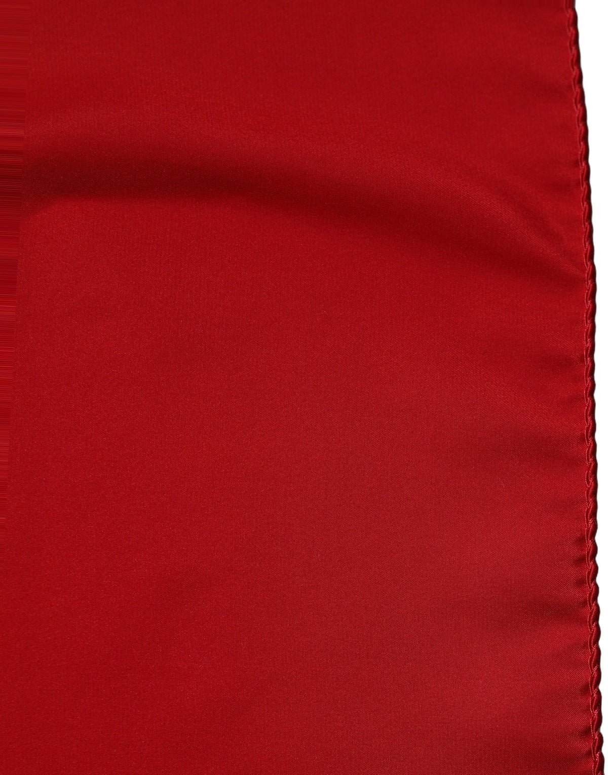 Dolce & Gabbana Red Satin Silk Foulard Handkerchief Scarf