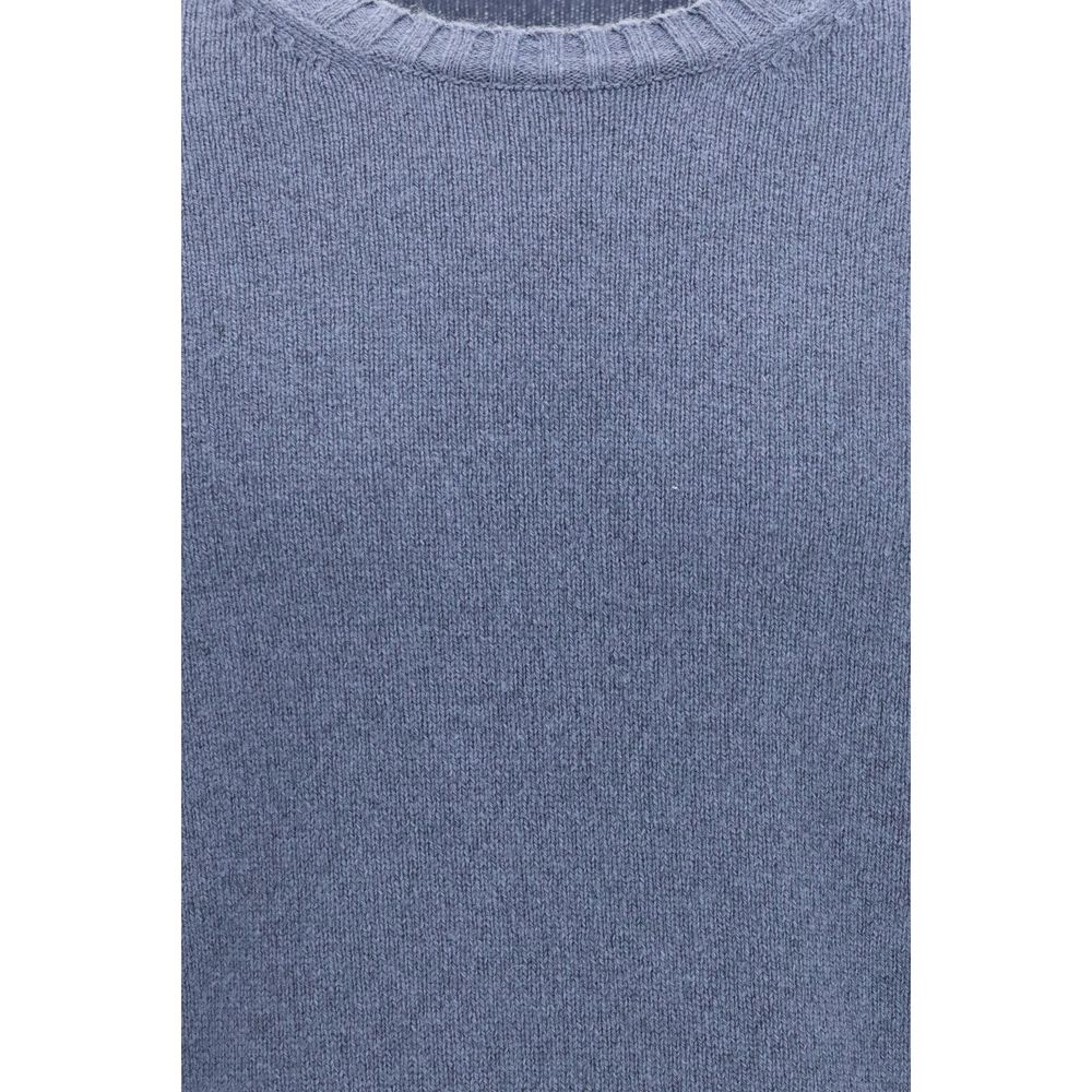 Piacenza Cashmere Blue Cashmere Sweater