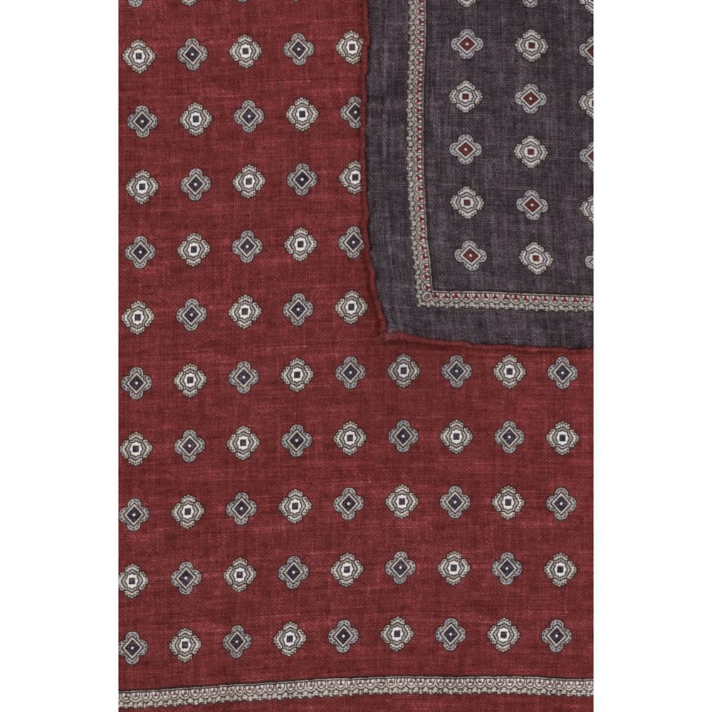 Elevate your style with the Brunello Cucinelli Multicolor Silk Pocket Square, a masterpiece of jacquard craftsmanship that embodies luxury and sophistication for every occasion.