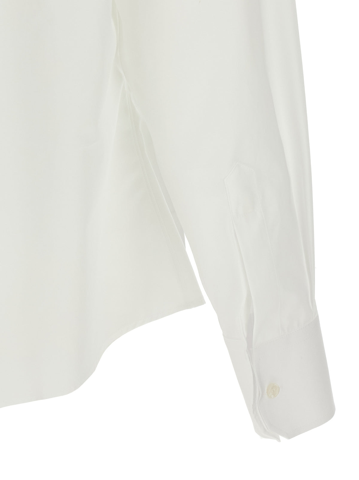 Elevate your style with the Dolce & Gabbana White Cotton Blouse, a masterpiece of contemporary tailoring that embodies Italian luxury and timeless elegance.
