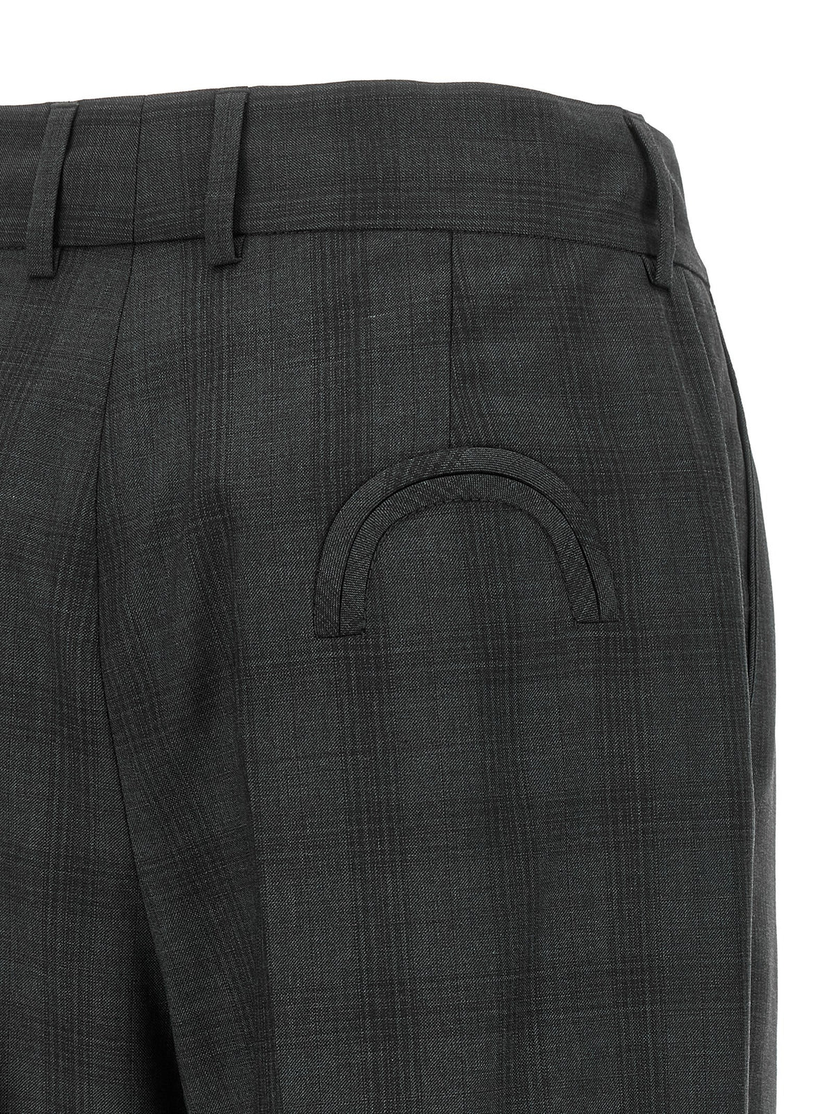Blazé Milano Gray Virgin Wool Dress Pants