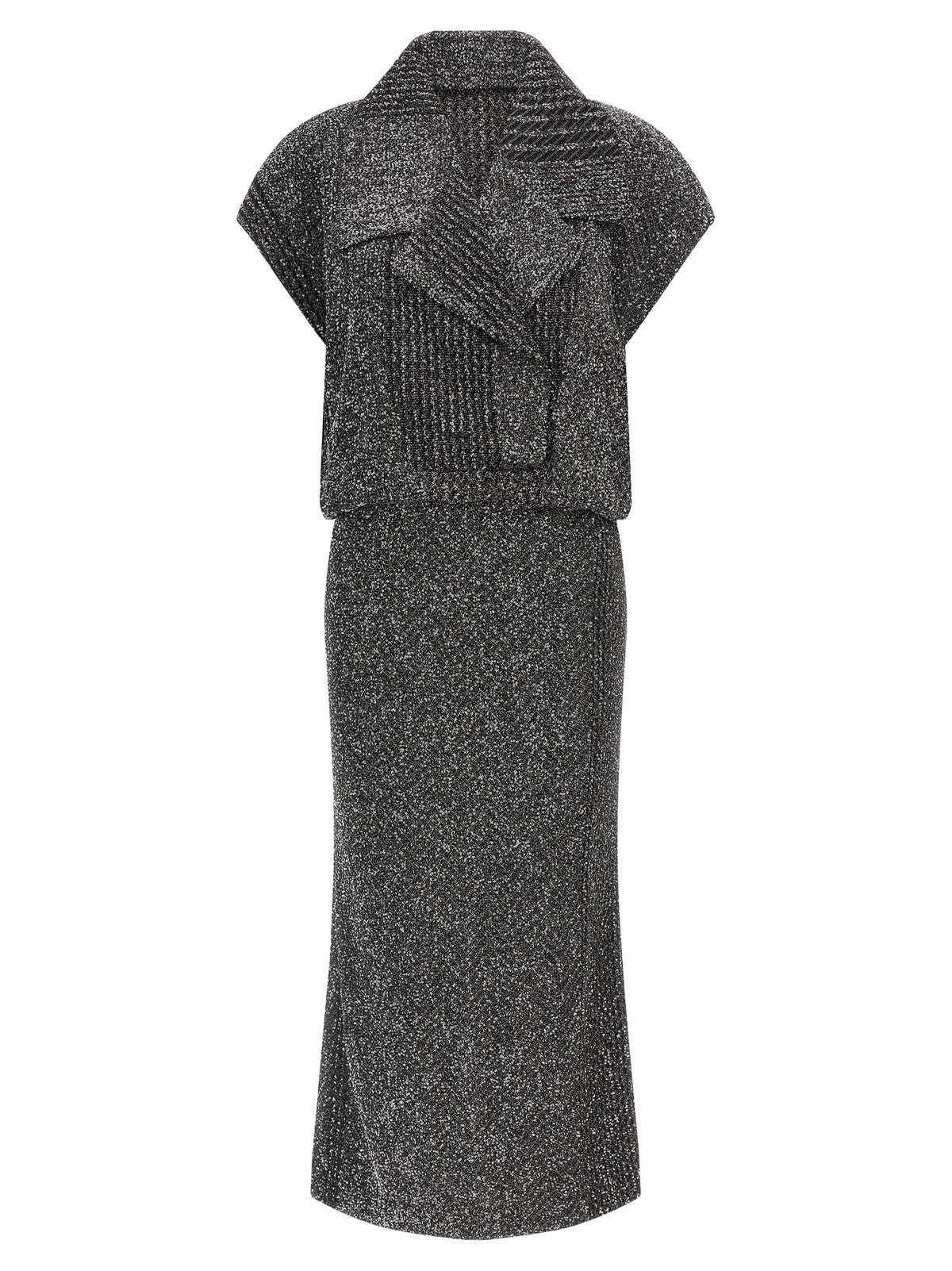 Missoni Gray Polyamide Midi Dress