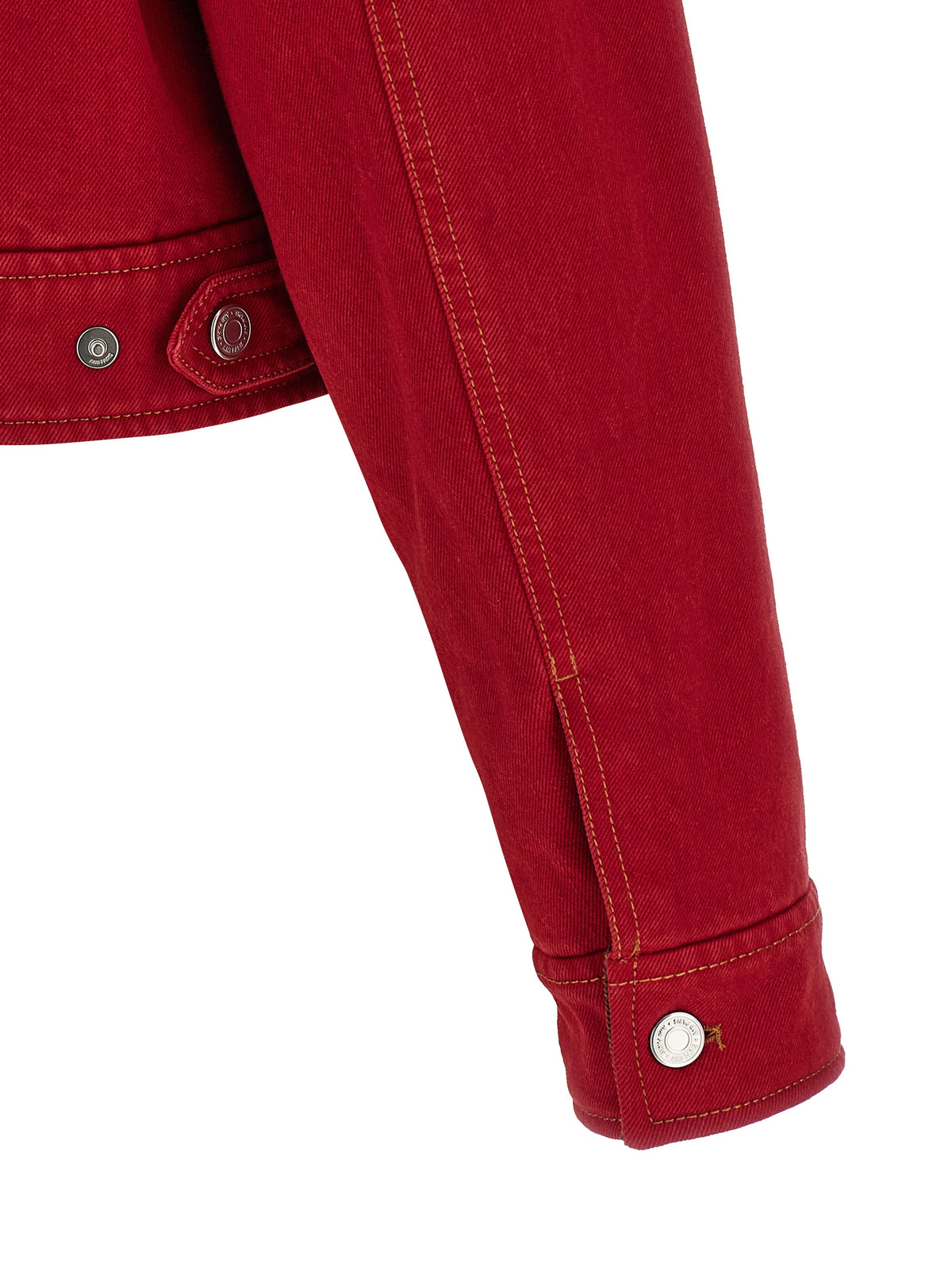 Elevate your wardrobe with the Ami Paris Red Cotton Biker Jacket, a fusion of exquisite craftsmanship and bold design, perfect for those who embrace luxury and individuality.