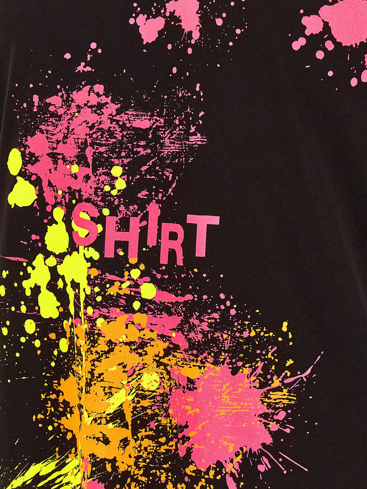 Discover the bold artistry of the Comme Des Garçons Black Cotton T-Shirt, where vibrant graphics meet luxurious comfort, redefining your casual elegance.
