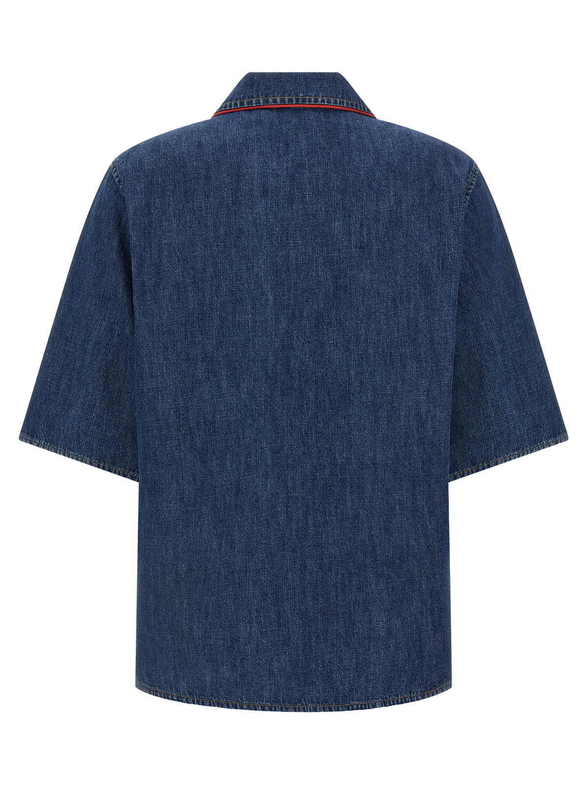 Discover the Valentino Garavani Blue Cotton Blouse, a masterpiece of Italian craftsmanship that embodies timeless elegance and sophisticated allure for the discerning individual.