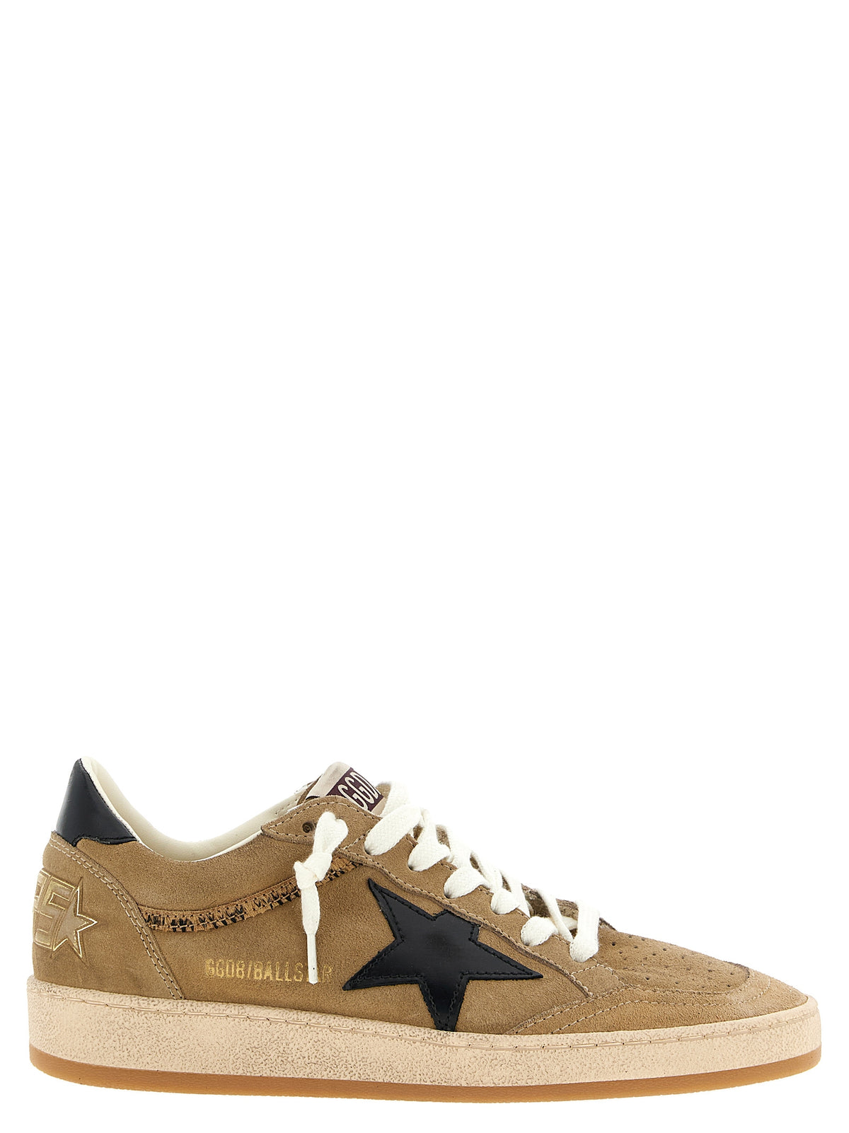 Step into a realm of elegance with Golden Goose's Beige Cowhide Low Top Sneakers, where Italian craftsmanship meets timeless allure, perfect for the discerning connoisseur.