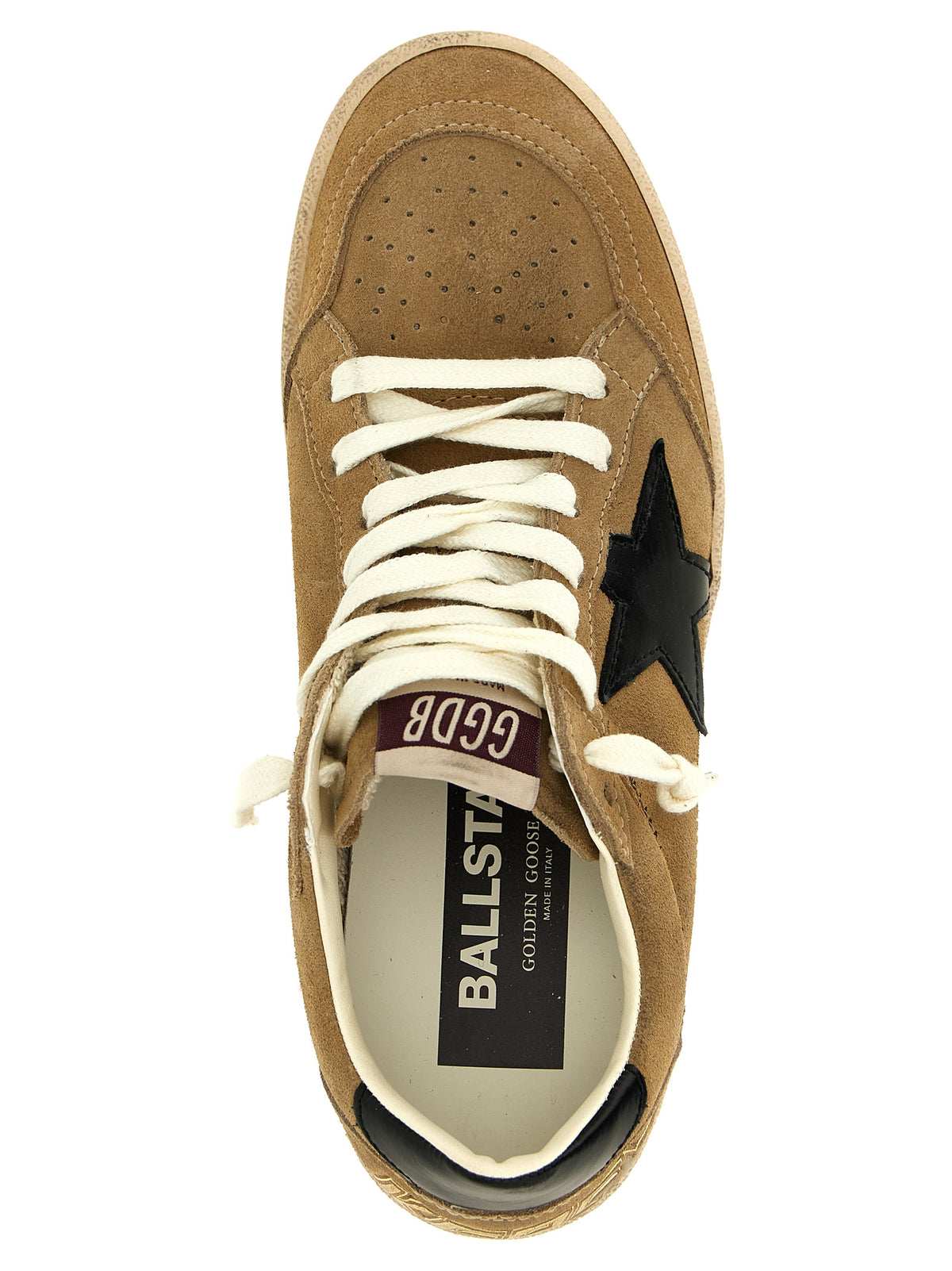 Elevate your style with Golden Goose's Ball Star sneakers, where premium suede meets Italian craftsmanship, embodying timeless elegance and urban sophistication.