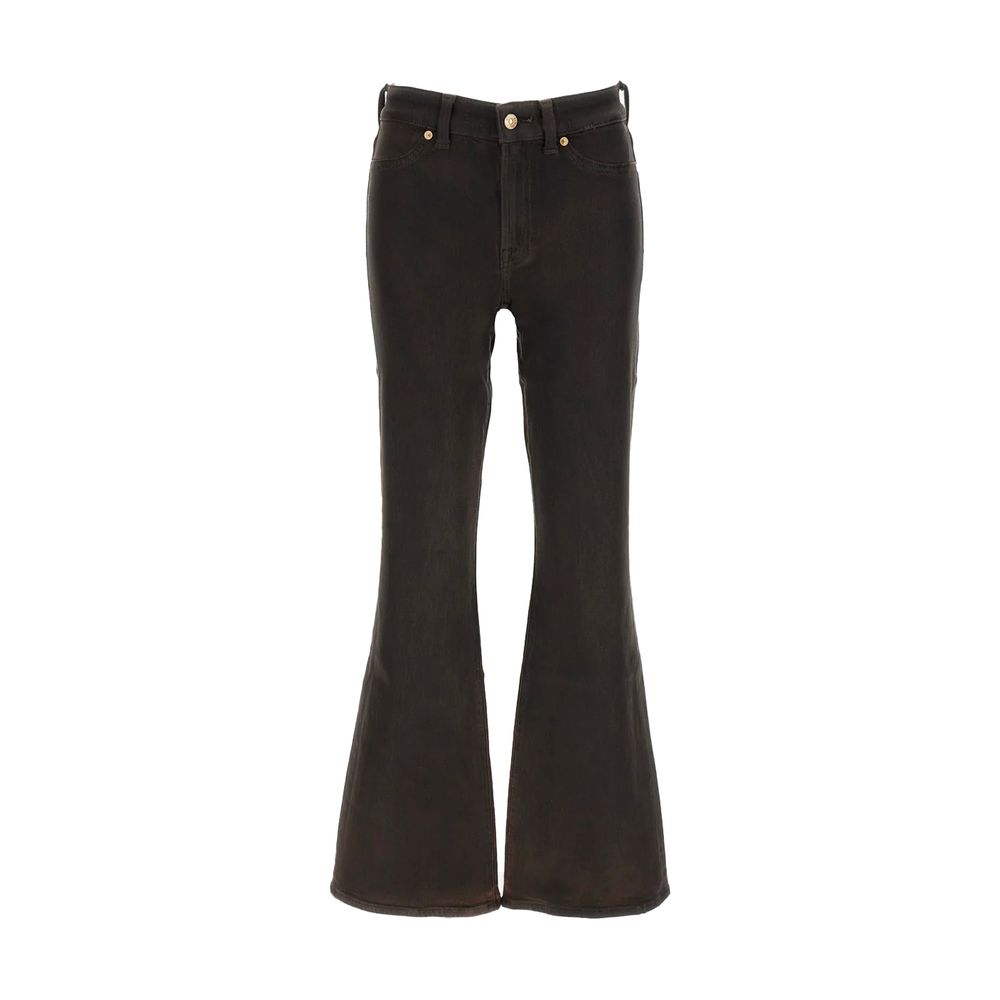 7FOR Black Bootcut Jeans - Elevate Your Elegance in Style