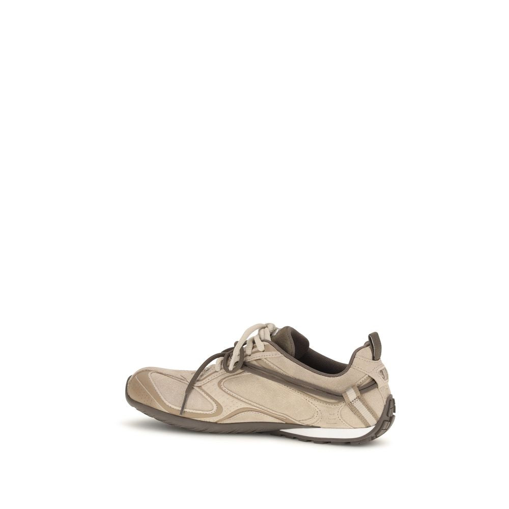 Balenciaga Beige Suede Sneakers - Luxury Athletic Elegance