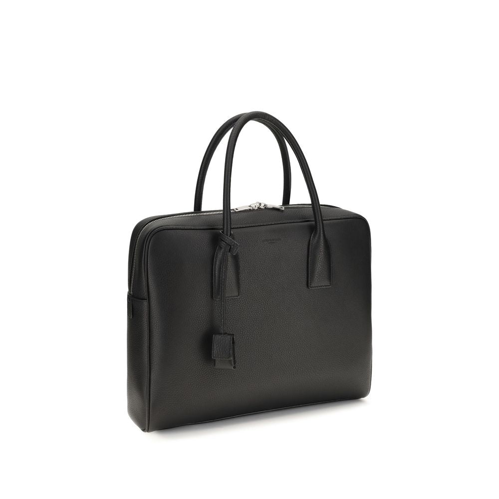 Saint Laurent Black Calf Leather Handbag - Timeless Elegance