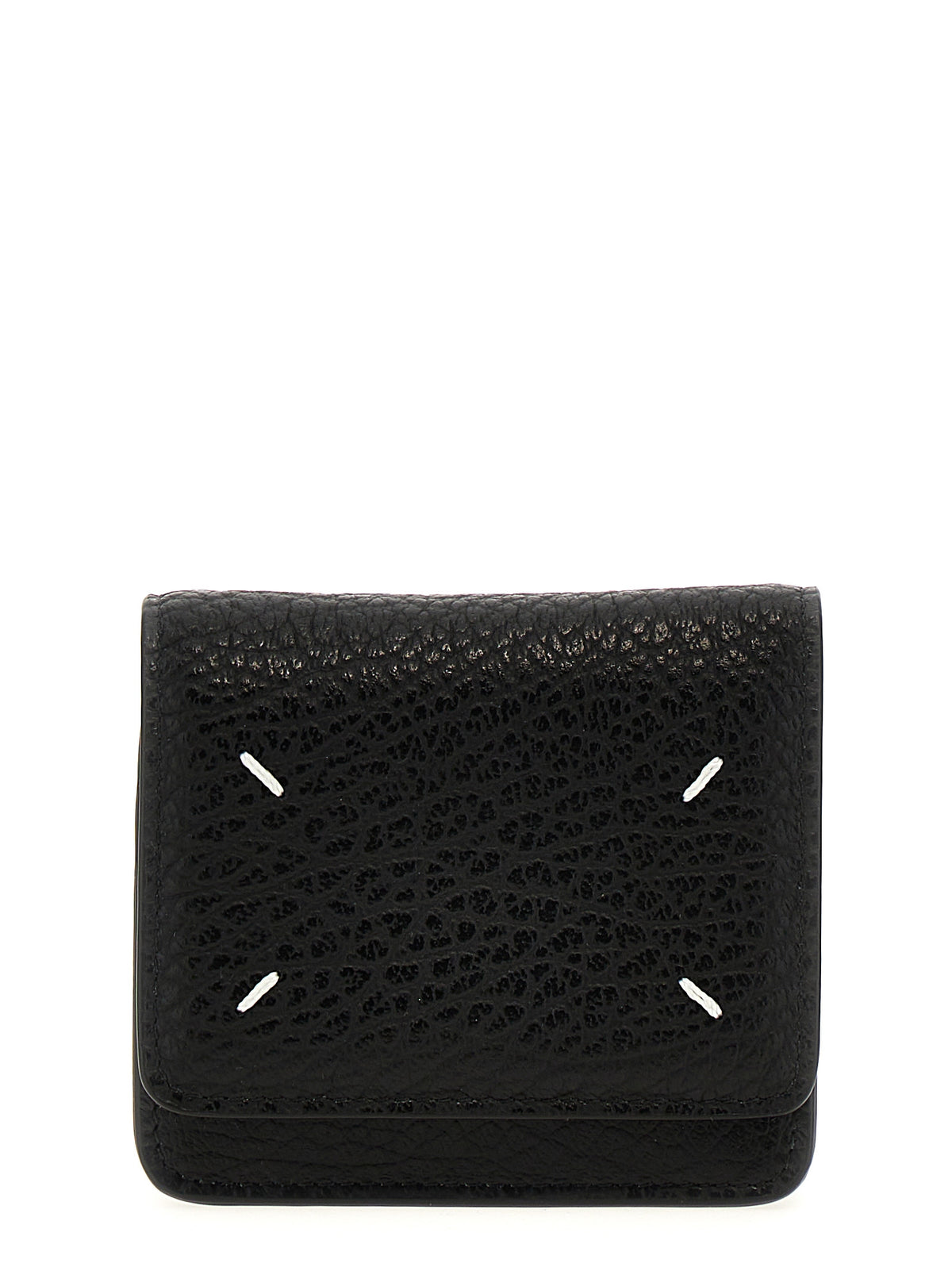 Discover the Maison Margiela Black Calfskin Cardholder, a masterpiece of exquisite craftsmanship in luxurious calfskin leather, embodying bold elegance for the discerning individual.