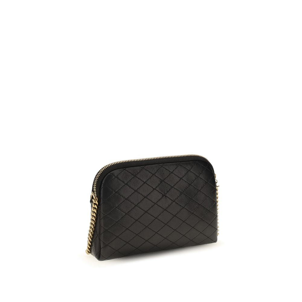 Discover the Saint Laurent Black Calf Leather Bos Taurus Shoulder Bag, a testament to exquisite craftsmanship and timeless elegance, perfect for the discerning connoisseur.