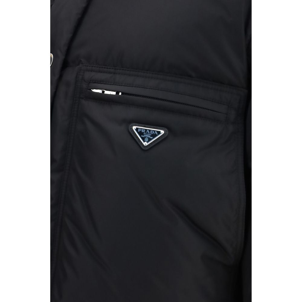 Prada Black Goose Down Full-Length Jacket - Luxury Fashion Elegance