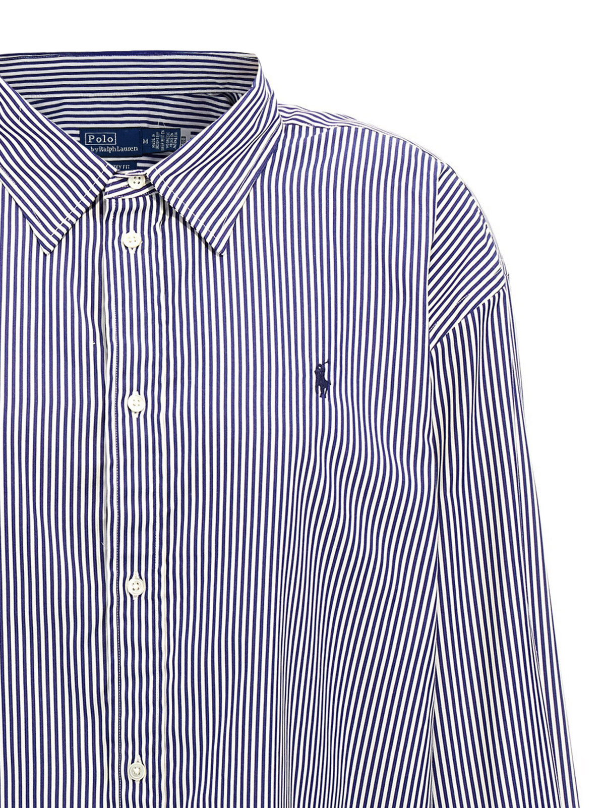 Polo Ralph Lauren Blue Cotton Blouse - Effortless Luxury Elegance