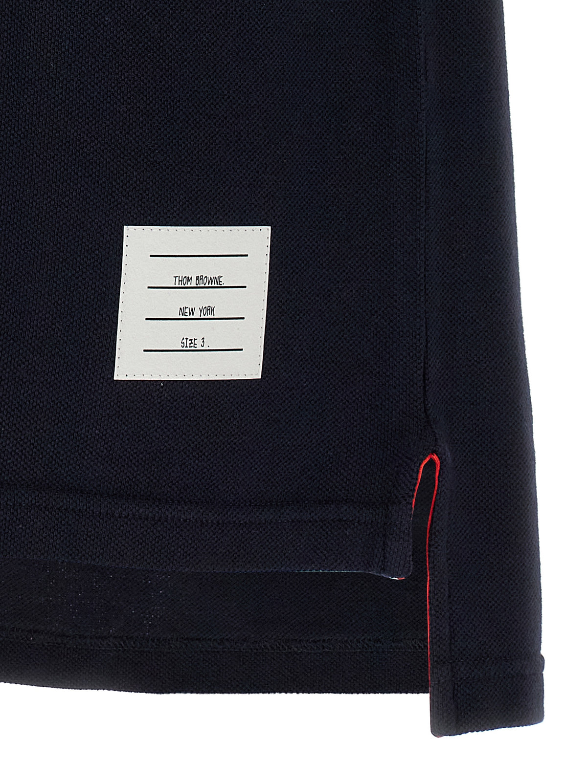Thom Browne Blue Cotton Polo Shirt - Timeless Luxury Elegance
