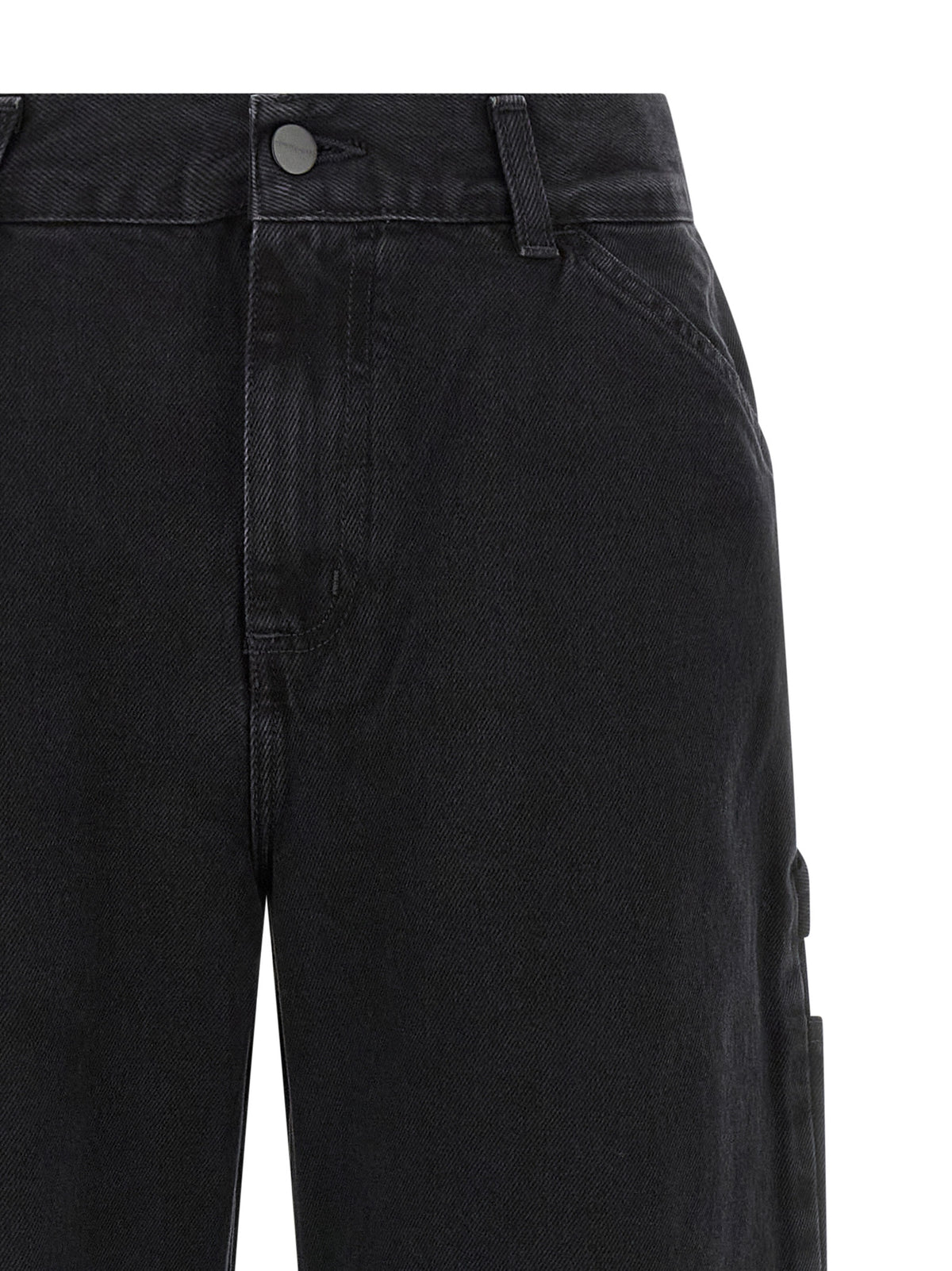 Carhartt WIP Black High-Waisted Jeans – Luxury Denim Redefined