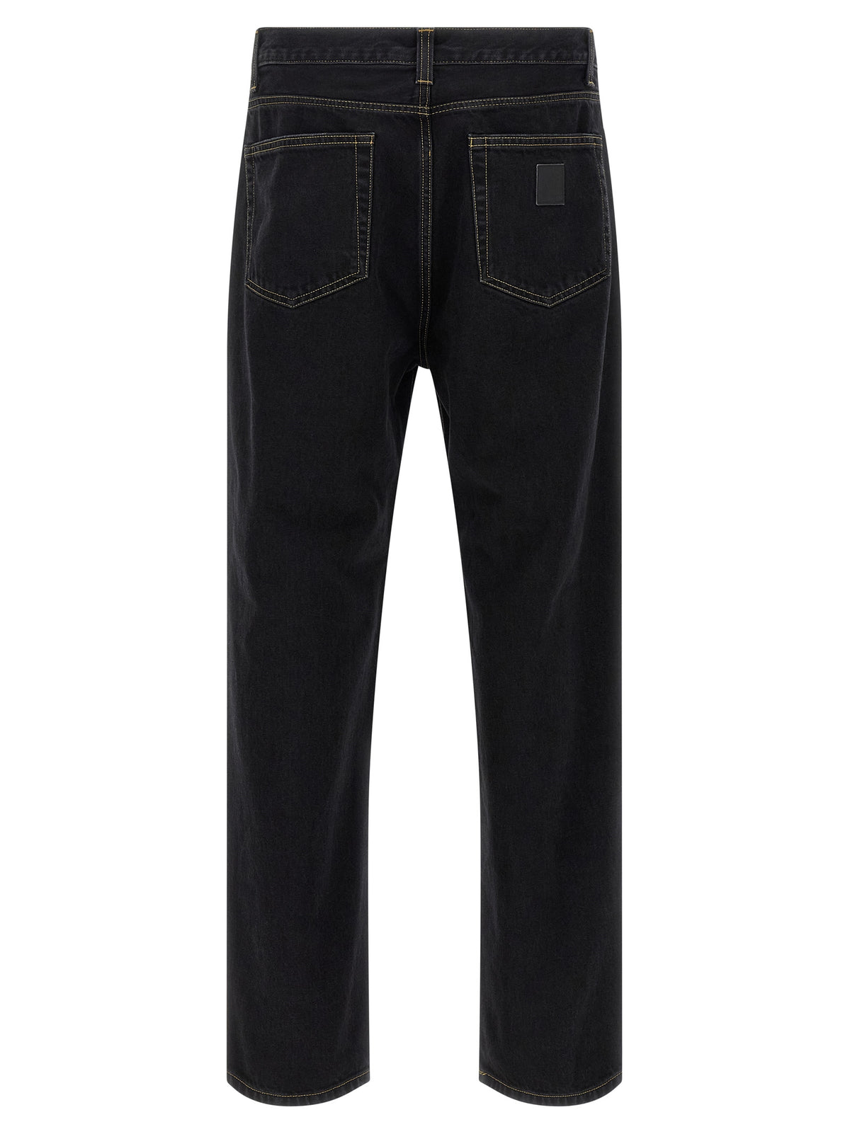 Carhartt Wip Black Cotton Tapered Jeans - Timeless Luxury Style