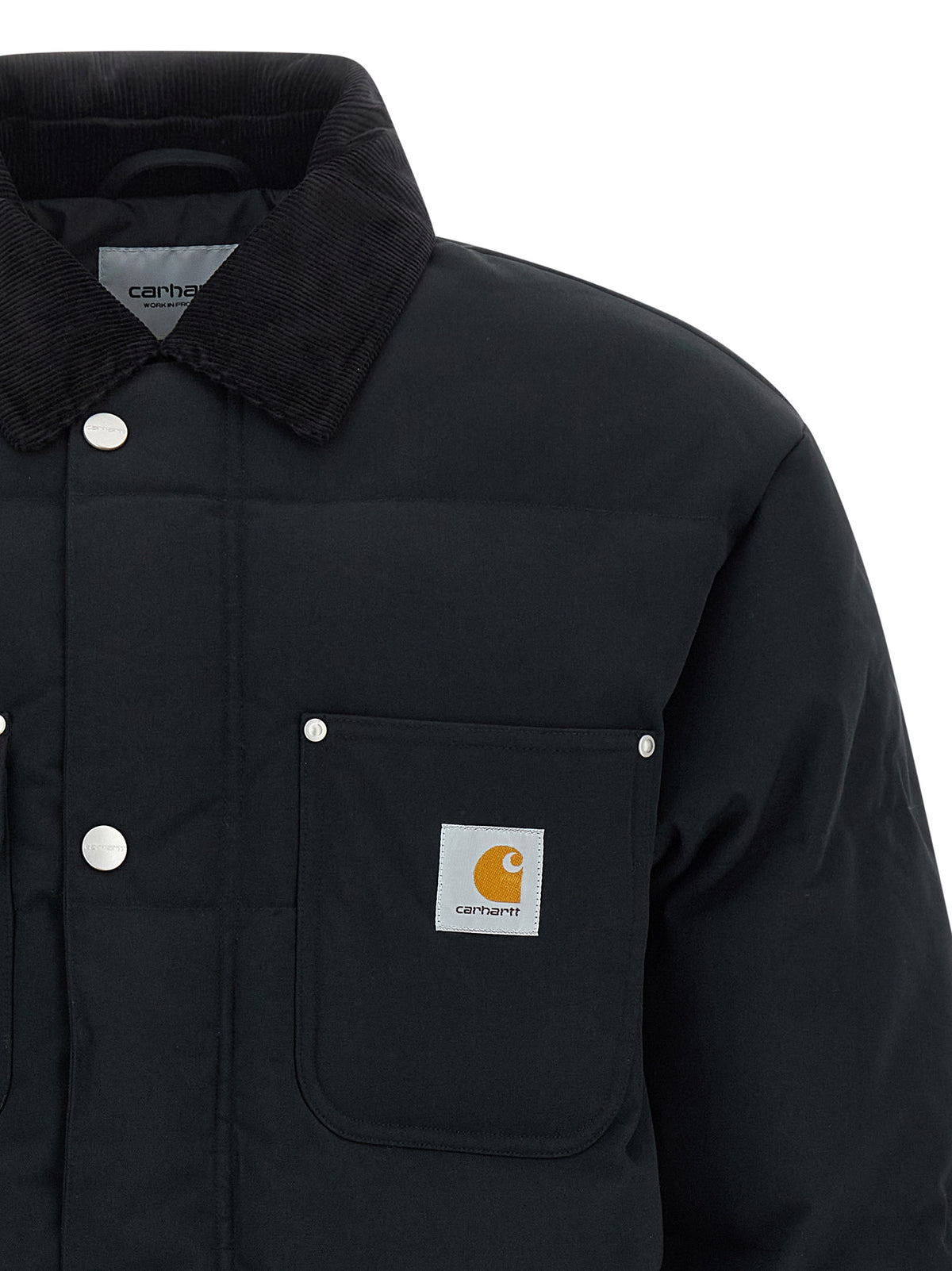 Carhartt Wip Black Nylon Shell Jacket - Timeless Luxury Outerwear