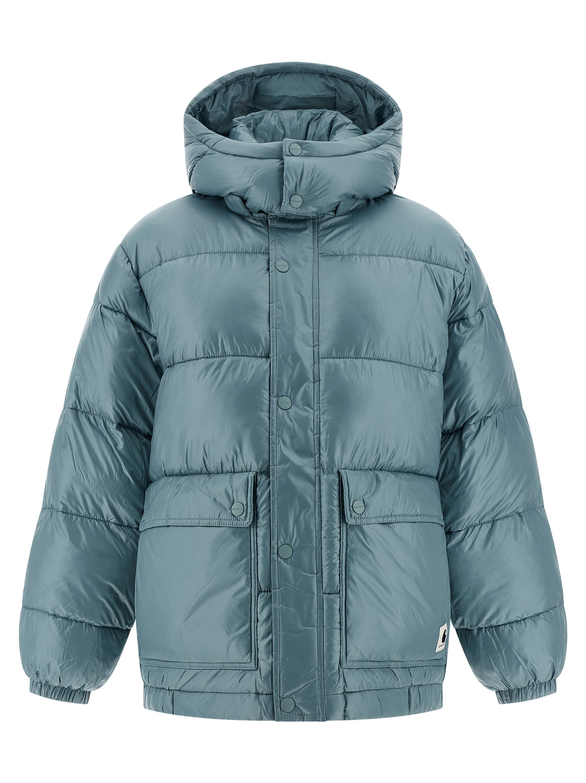 Carhartt WIP Benson Full-Length Jacket - Luxurious Light Blue Elegance