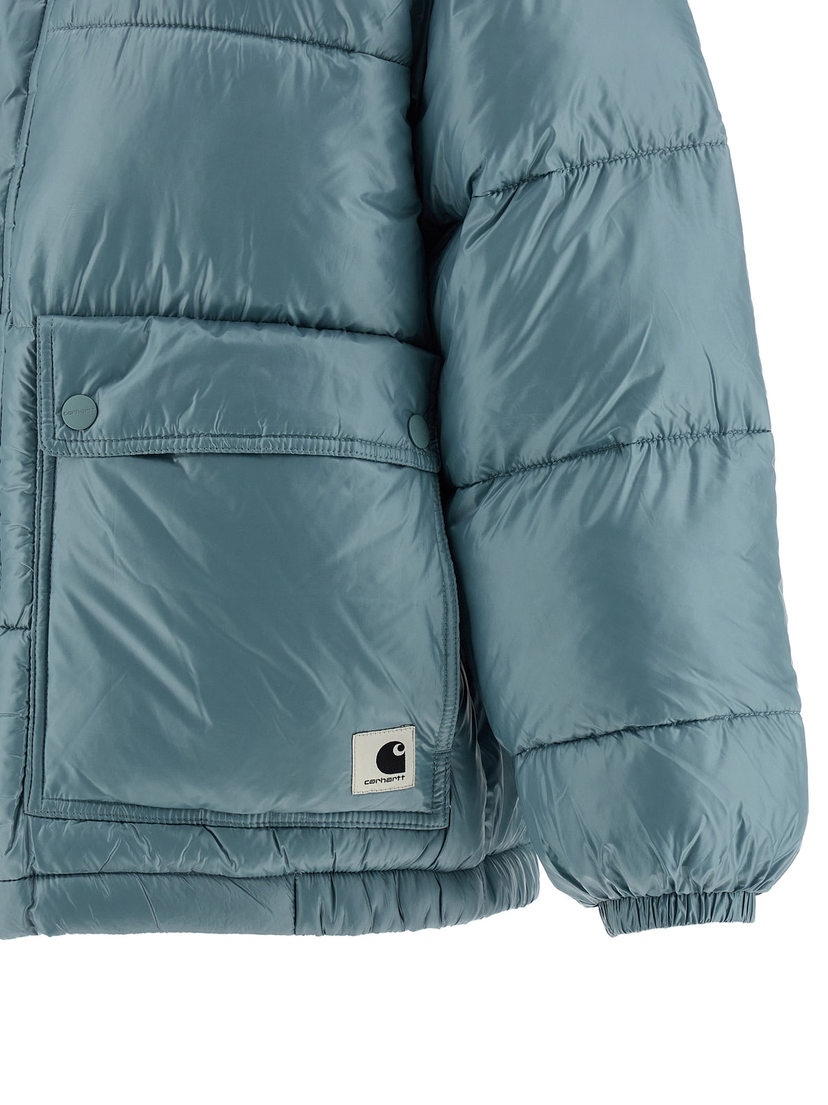Carhartt WIP Benson Light Blue Quilted Full-Length Jacket