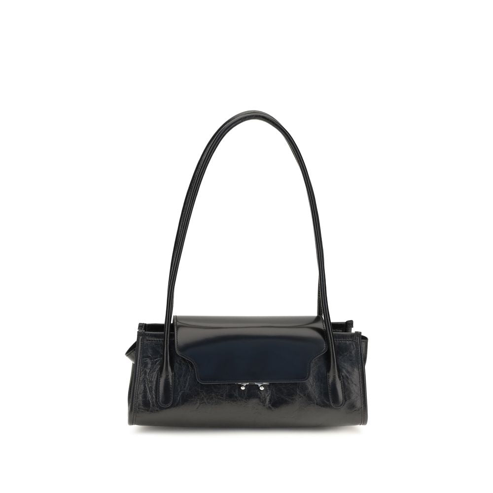 Marni Black Calf Leather Bos Taurus Shoulder Bag - Timeless Elegance
