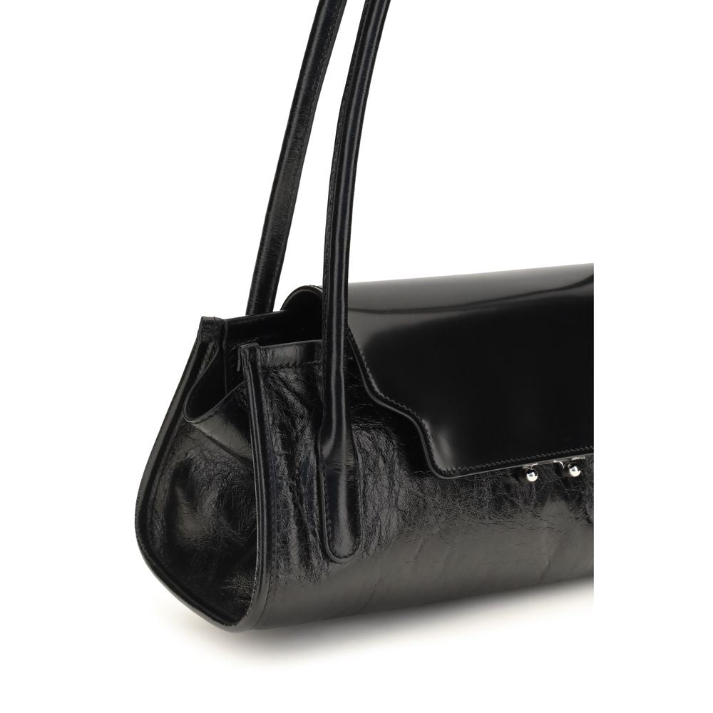 Marni Black Calf Leather Shoulder Bag - Timeless Luxury Redefined
